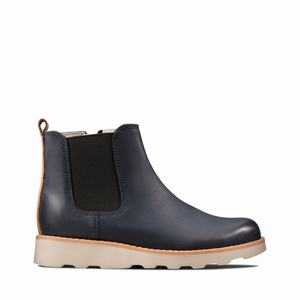 Boty Clarks Crown Halo Tmavě Blankyt | 47KYEPGXC