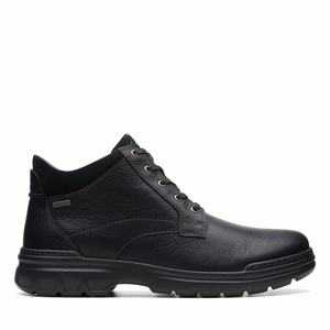 Boty Clarks Rockie 2 Up GORE-TEX Černé | 72KTLXSZD