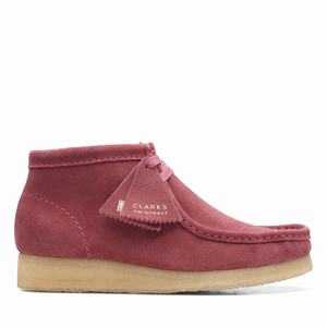 Boty Clarks Wallabee Boot Růžové Růžové | 76CHPNBIL