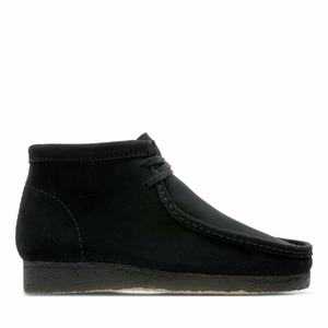 Boty Clarks Wallabee Boot Černé | 10EUCMVKL