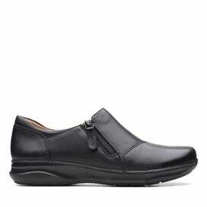 Obuv Clarks Appley Zip Černé | 65GWVCOUB