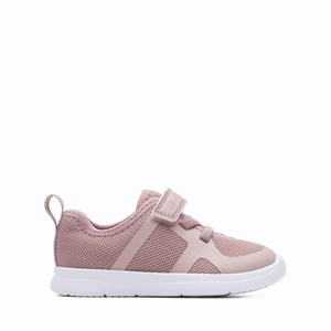 Obuv Clarks Ath Flux Toddler Růžové | 10ZRHGDLC