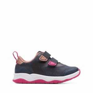 Obuv Clarks Clowder Race Toddler Tmavě Blankyt | 72ASQMREX