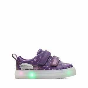 Obuv Clarks Flare Fly Toddler Fialové | 56BXDIAGN