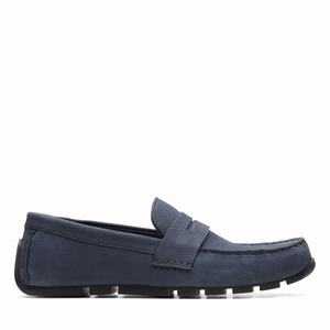 Obuv Clarks Oswick Bar Tmavě Blankyt | 32DQPAZGL