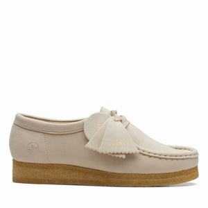 Originals Boty Clarks Wallabee Bílé | 68TPYRQMU