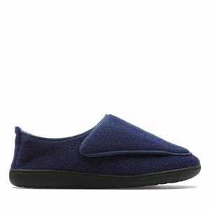 Pantofle Clarks King Riptape Tmavě Blankyt | 18XMWLRDV