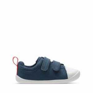 Plátěné Boty Clarks Roamer Craft Toddler Tmavě Blankyt | 41JDWNYXM