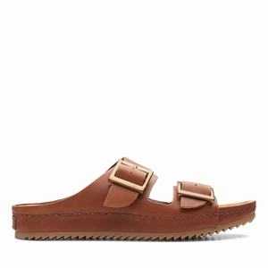 Sandály Clarks Brookleigh Sun Tmavě Hnědé | 26YZPBUEK