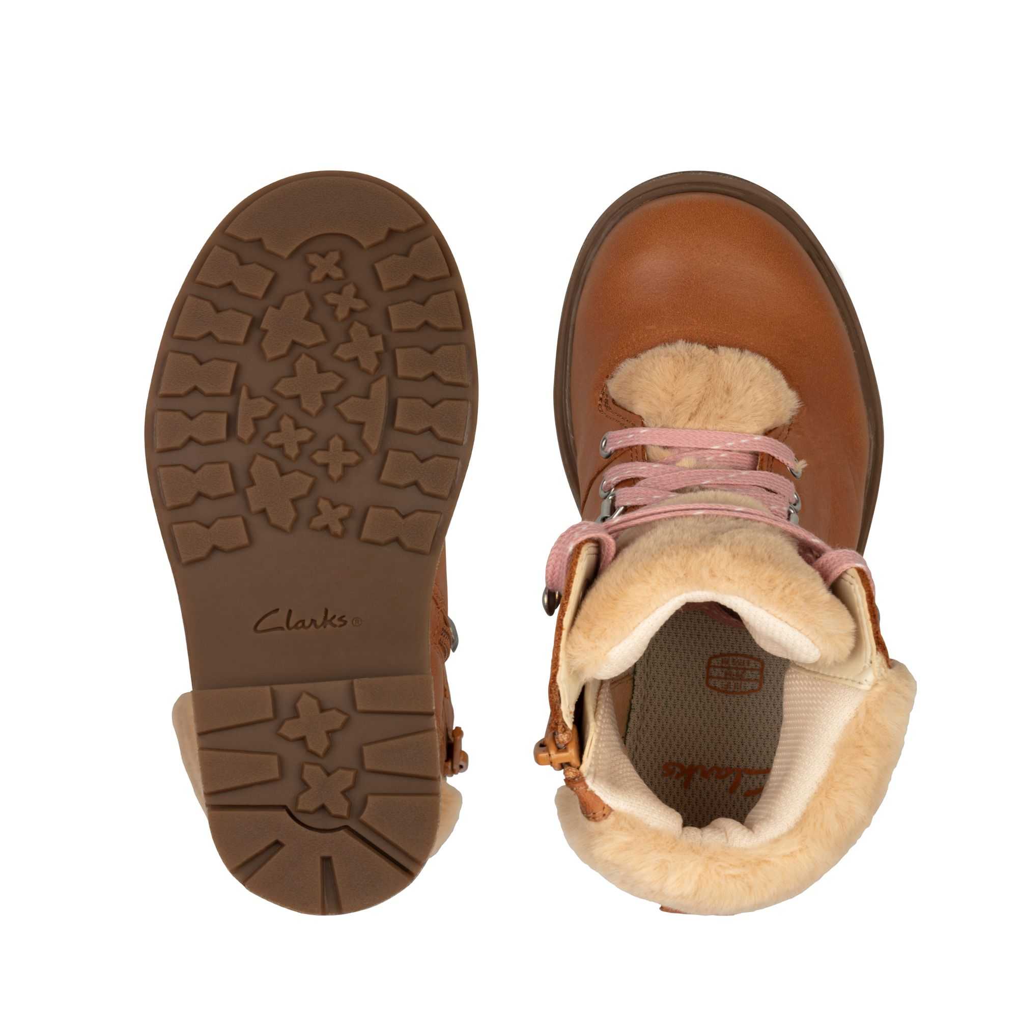 Boty Clarks Astrol Hiker Toddler Hnědé | 68QBNWMKL