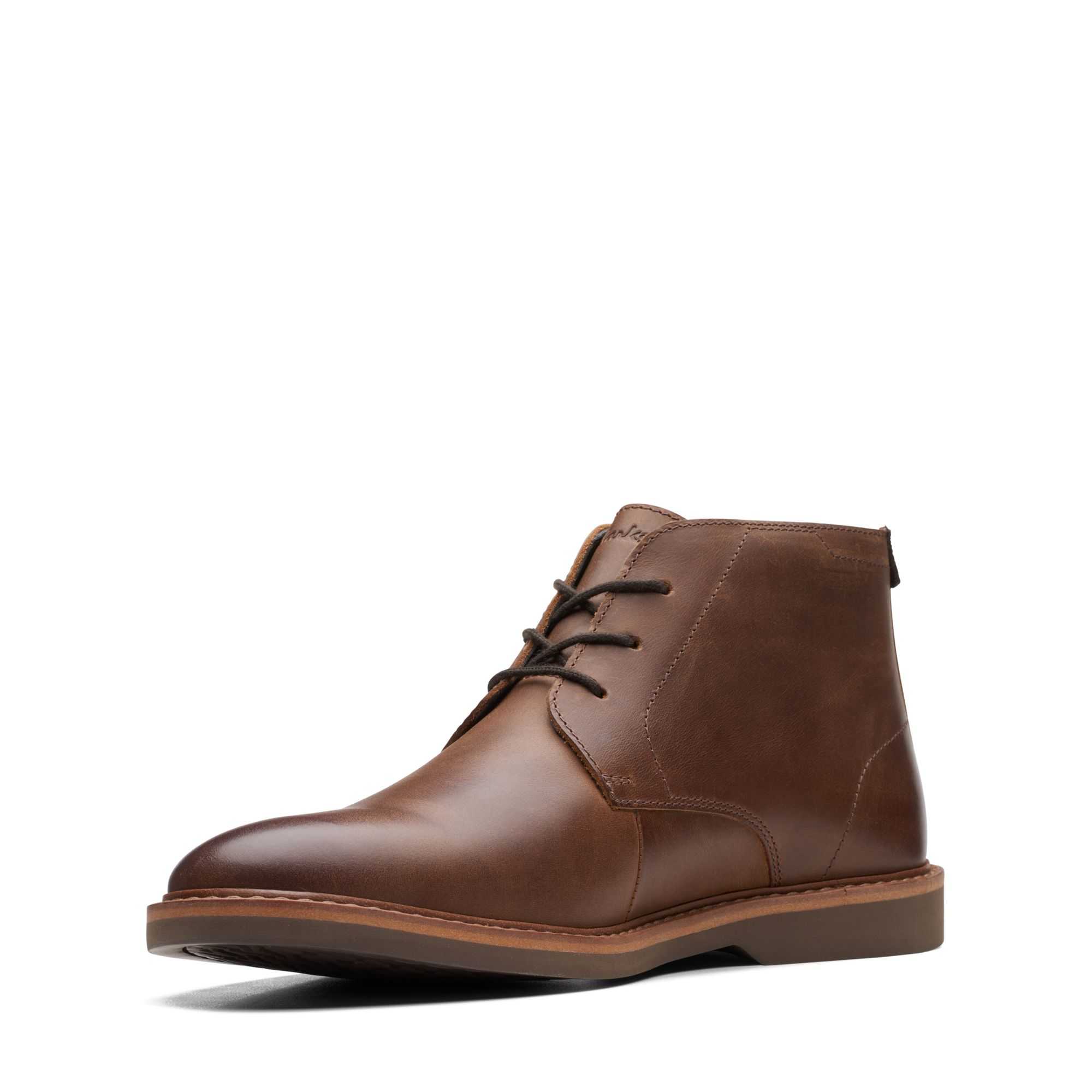 Boty Clarks Atticus LT Mid Tmavě Hnědé | 38OWKSBFA