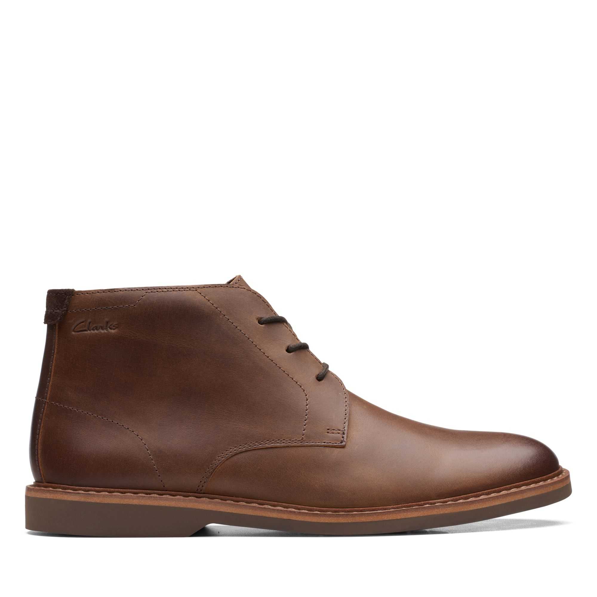 Boty Clarks Atticus LT Mid Tmavě Hnědé | 38OWKSBFA