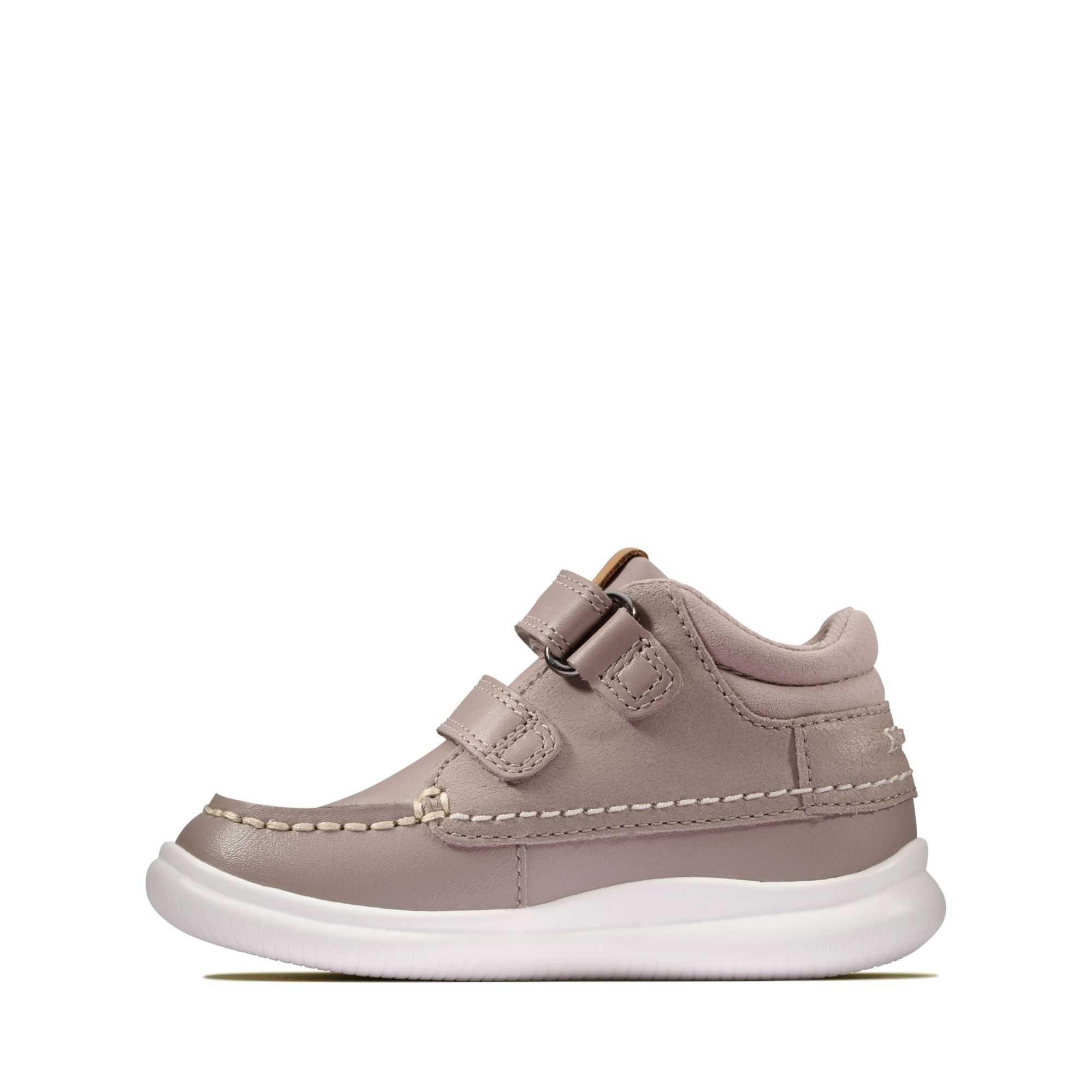 Boty Clarks Crest Tuktu Toddler Růžové | 78KQAEISJ