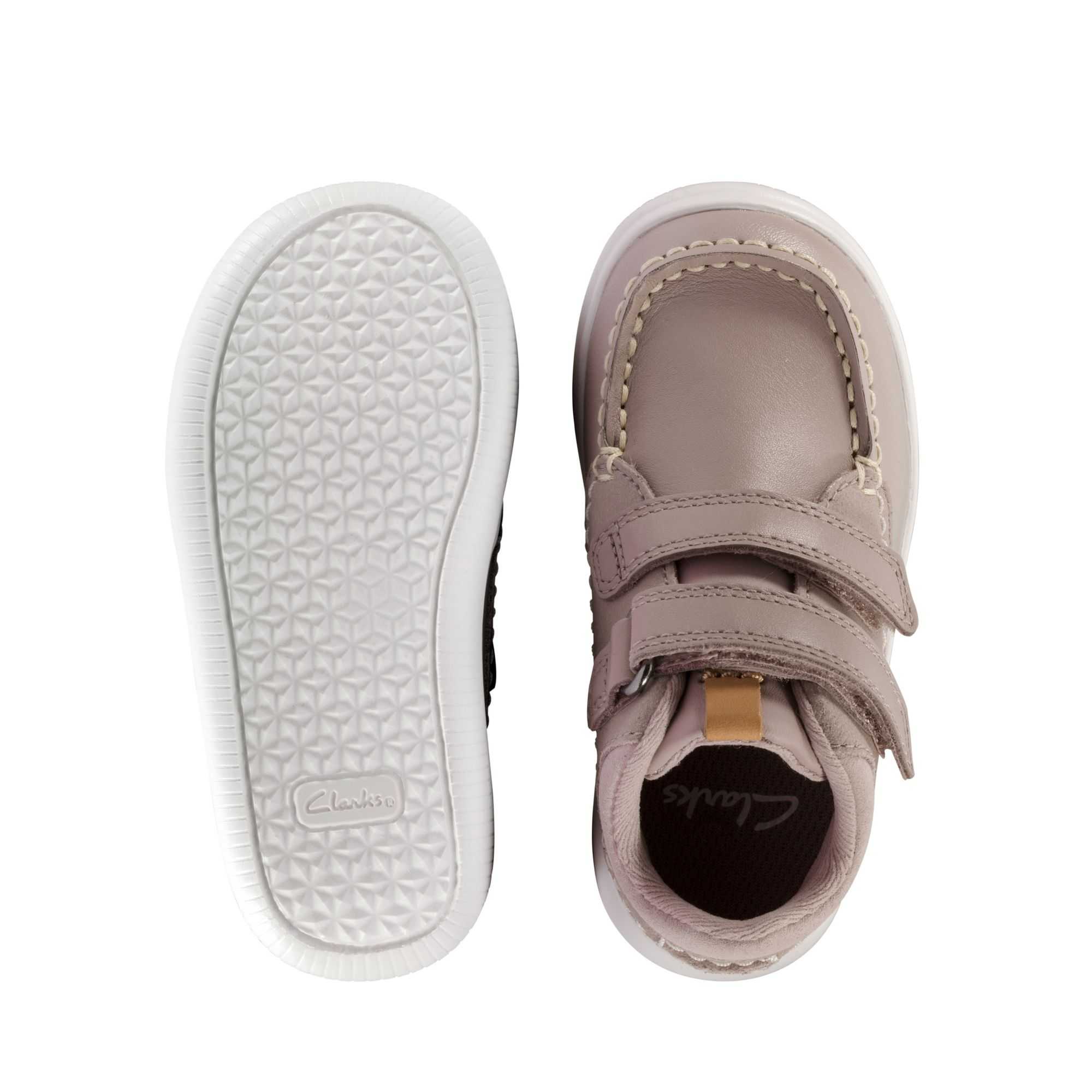 Boty Clarks Crest Tuktu Toddler Růžové | 78KQAEISJ