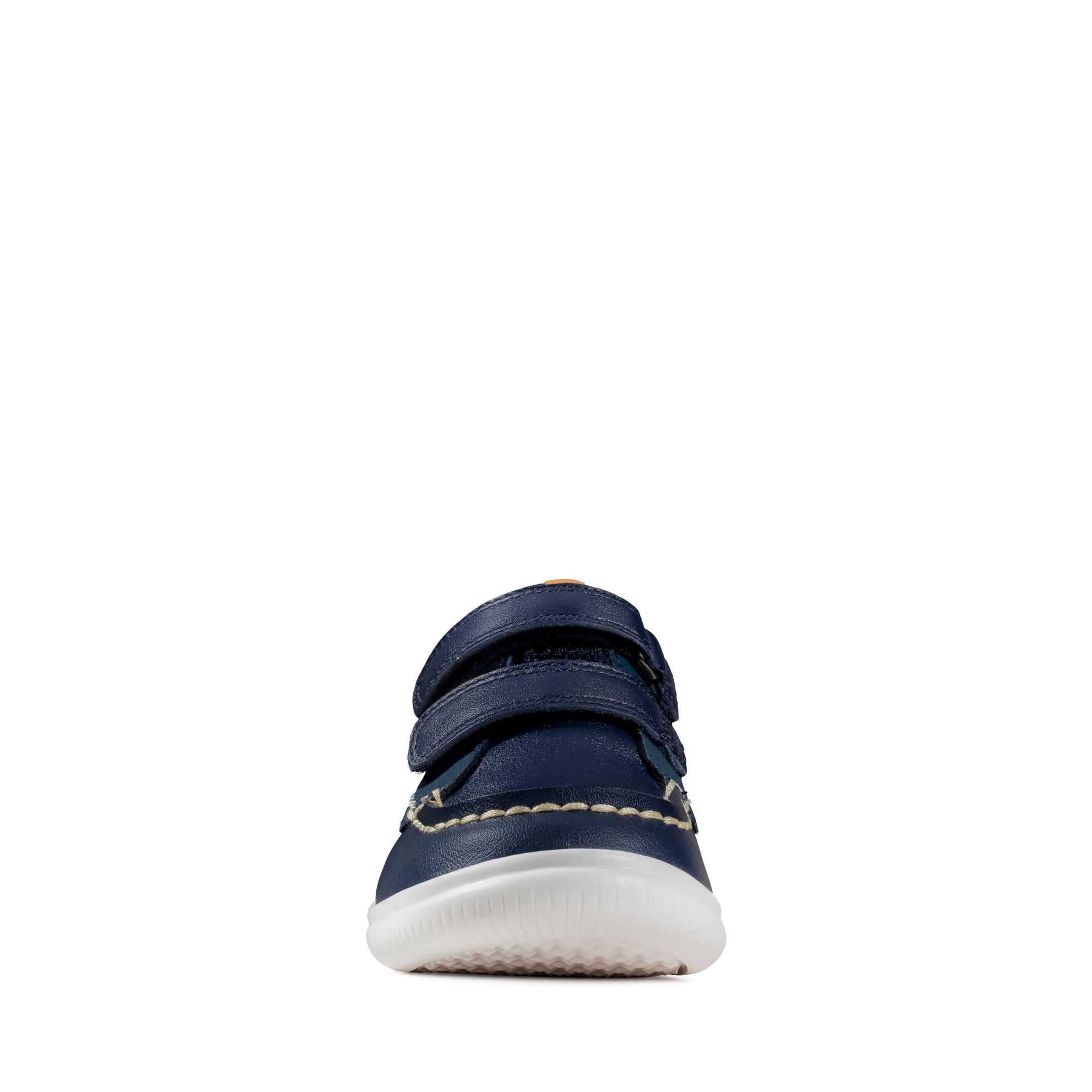 Boty Clarks Crest Tuktu Toddler Tmavě Blankyt | 35UZFOGVS