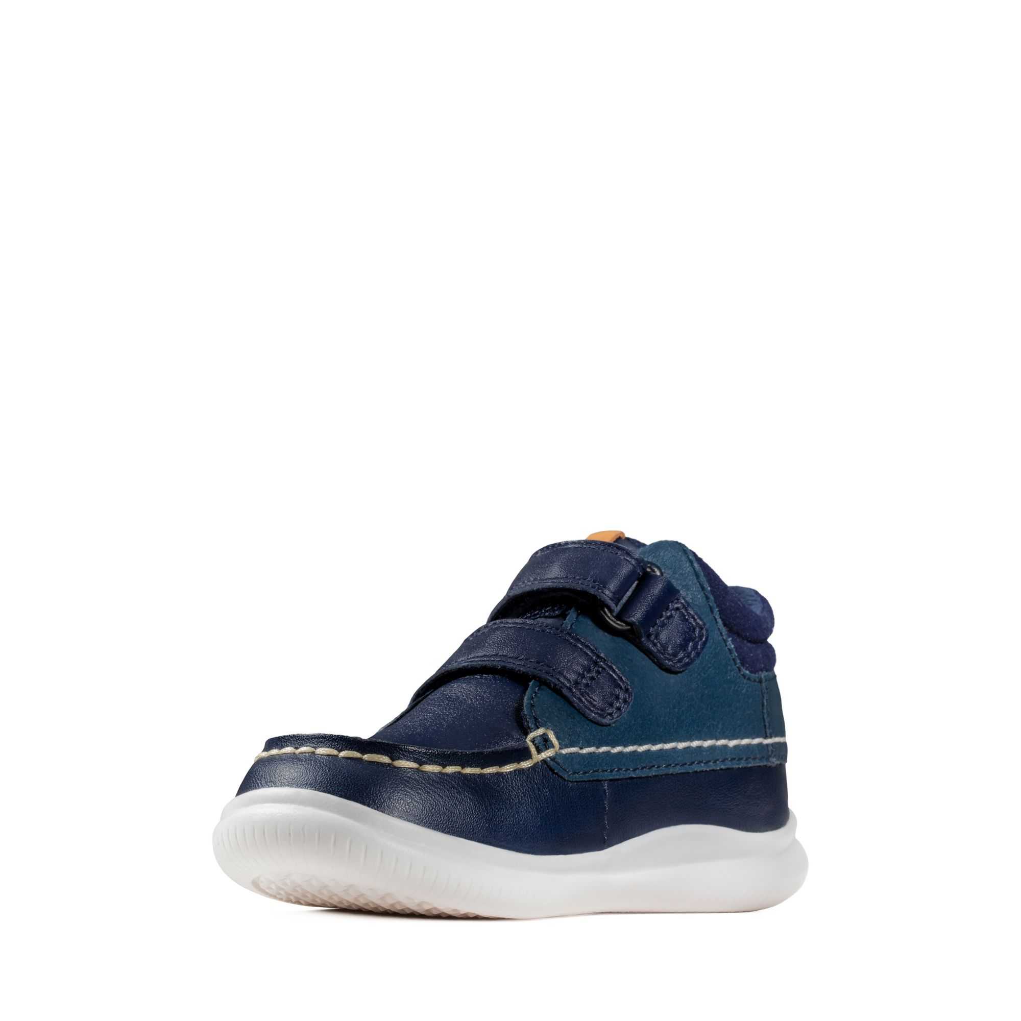 Boty Clarks Crest Tuktu Toddler Tmavě Blankyt | 35UZFOGVS