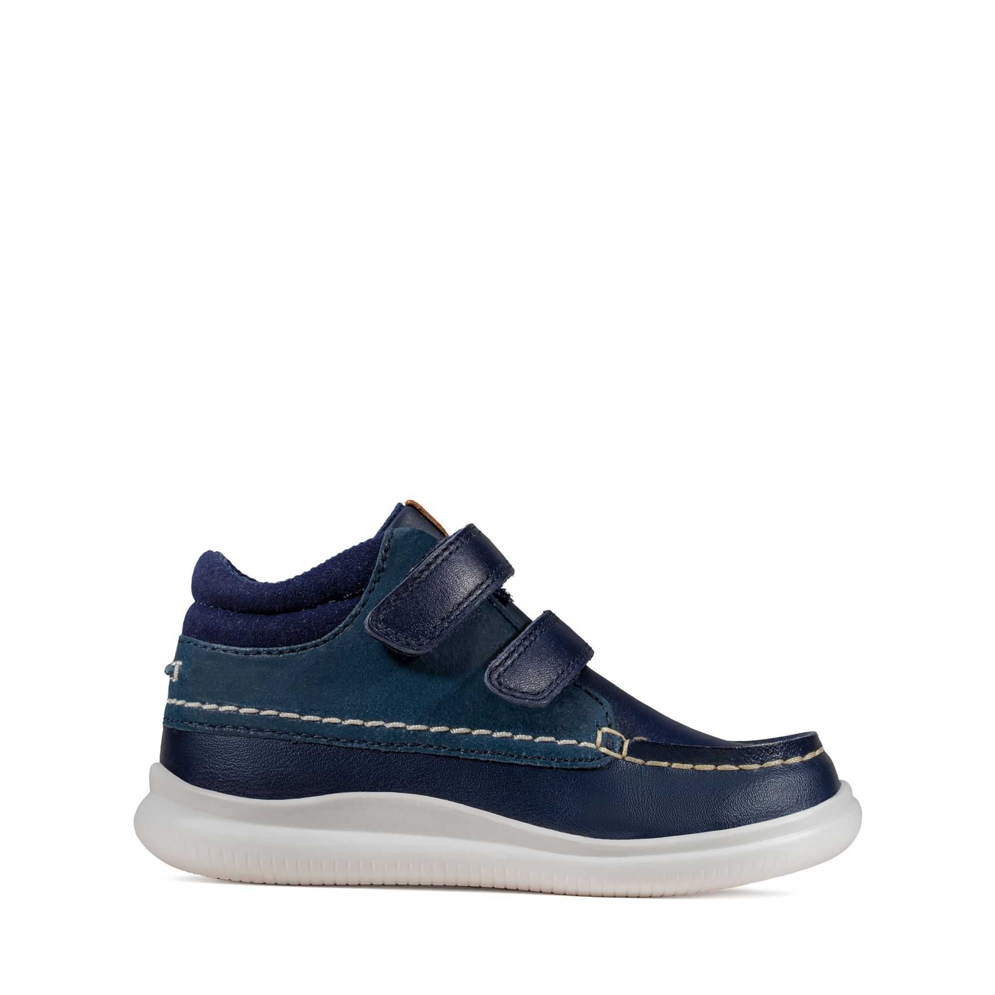 Boty Clarks Crest Tuktu Toddler Tmavě Blankyt | 35UZFOGVS