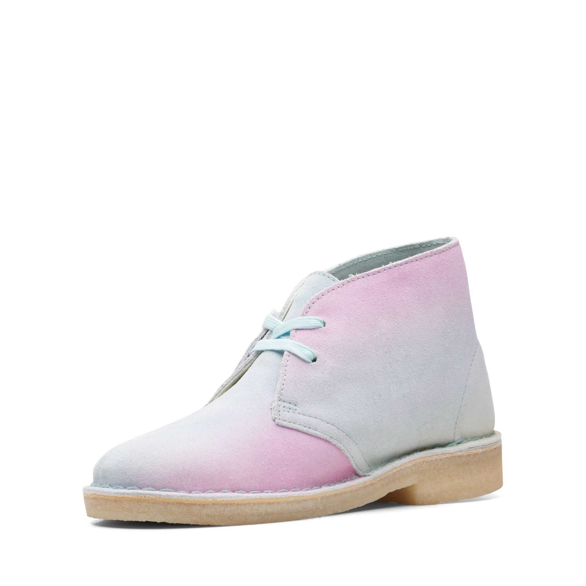 Boty Clarks Desert Boot Bílé Blankyt | 51QIUHOVC