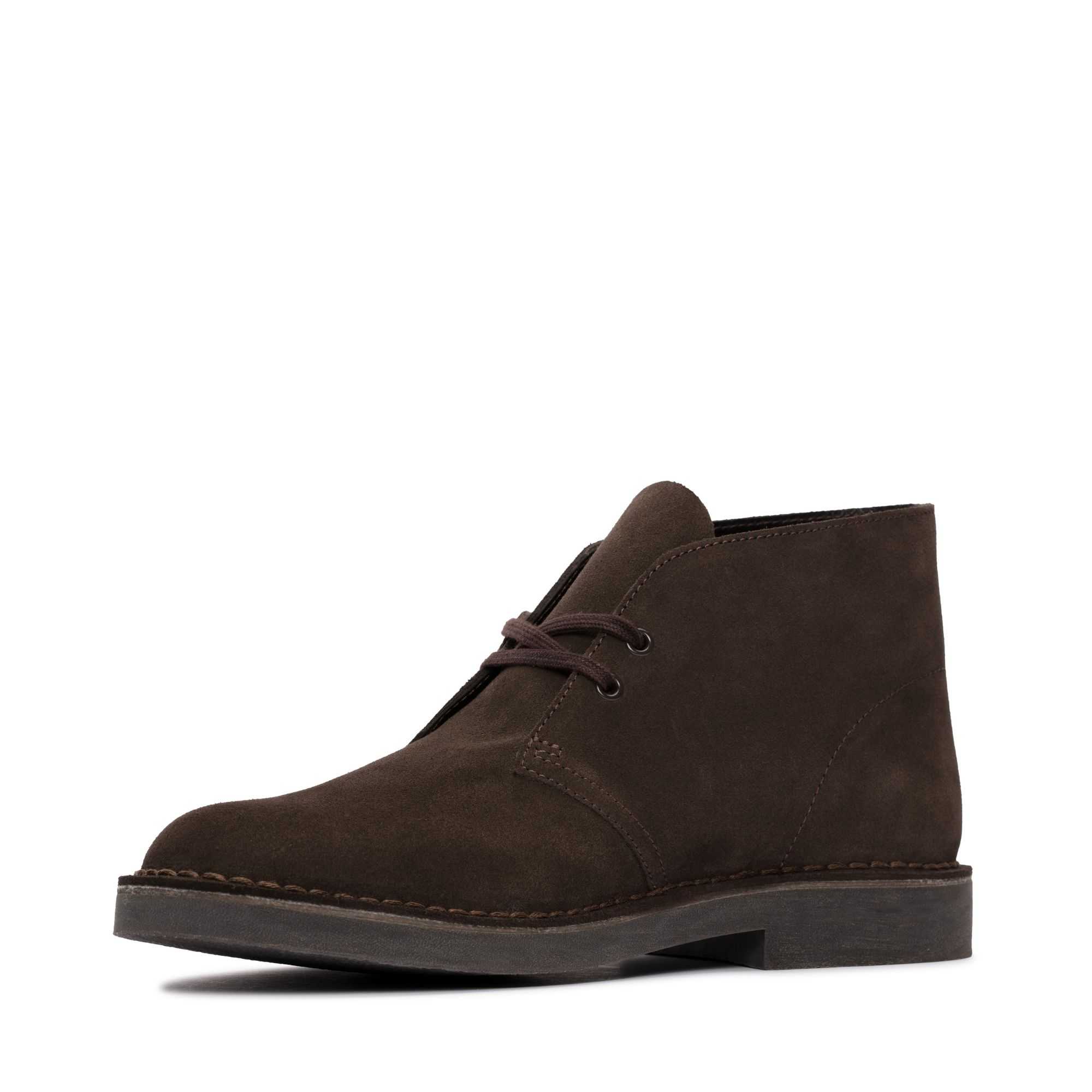 Boty Clarks Desert Boot Evo Tmavě Hnědé | 39PMUQSDN