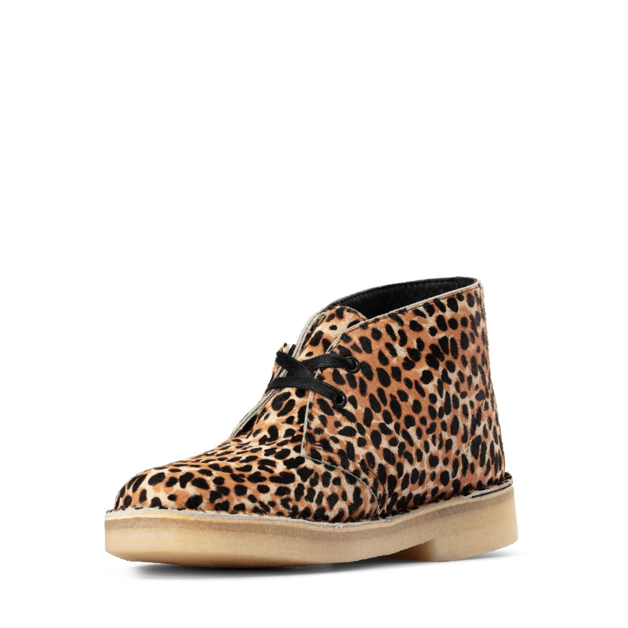 Boty Clarks Desert Boot Leopard | 35USNKZLF