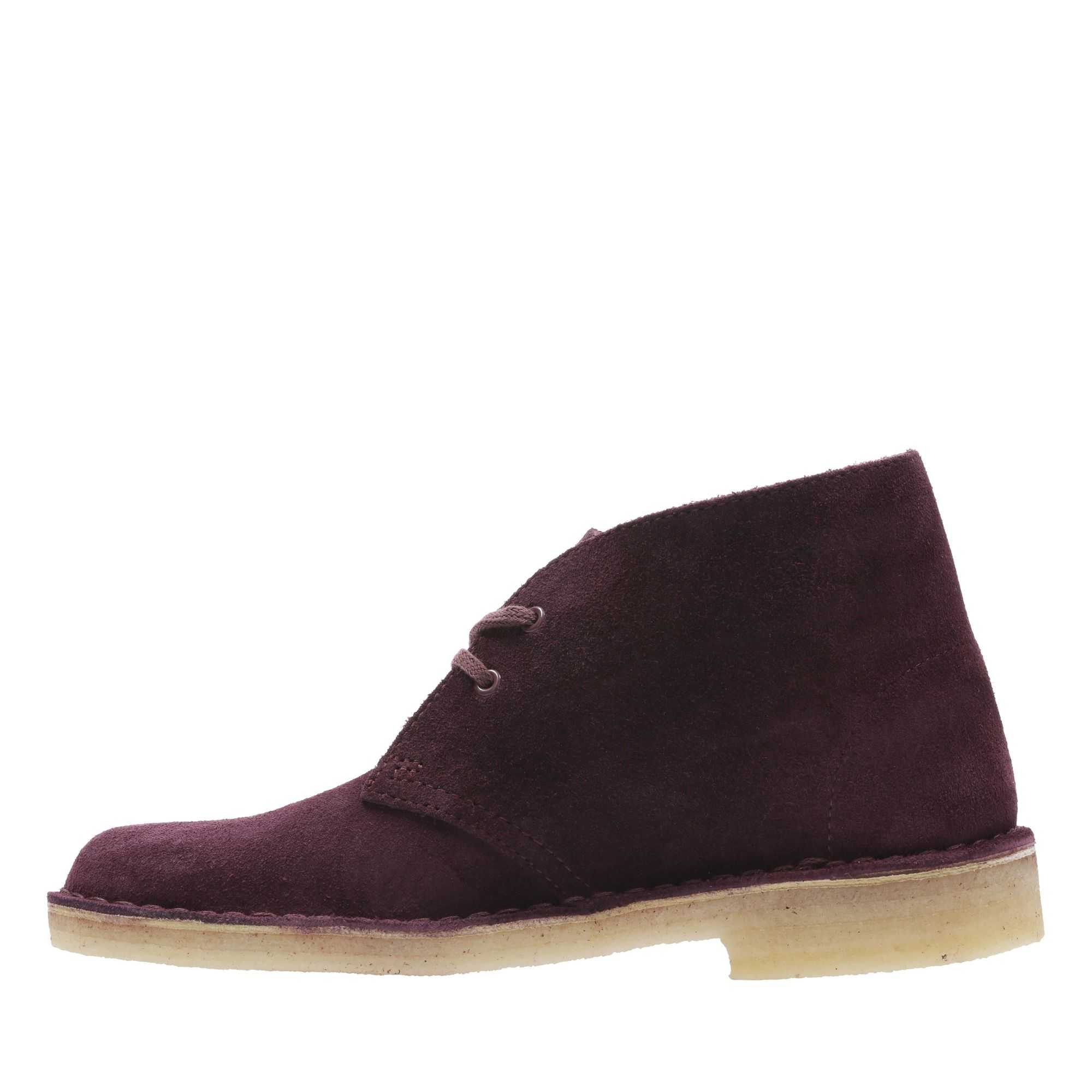 Boty Clarks Desert Boot Vínové | 14VEATBXL