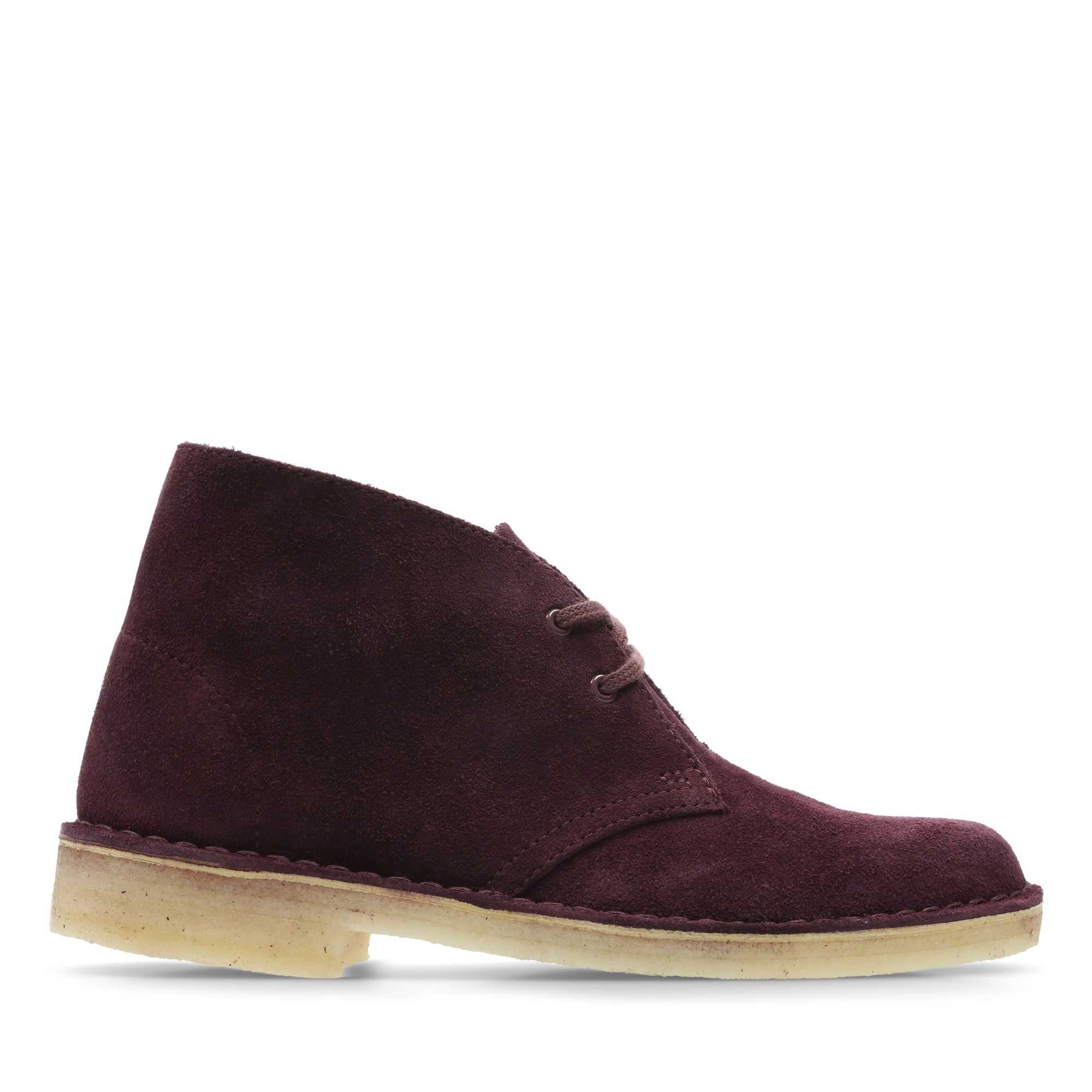 Boty Clarks Desert Boot Vínové | 14VEATBXL