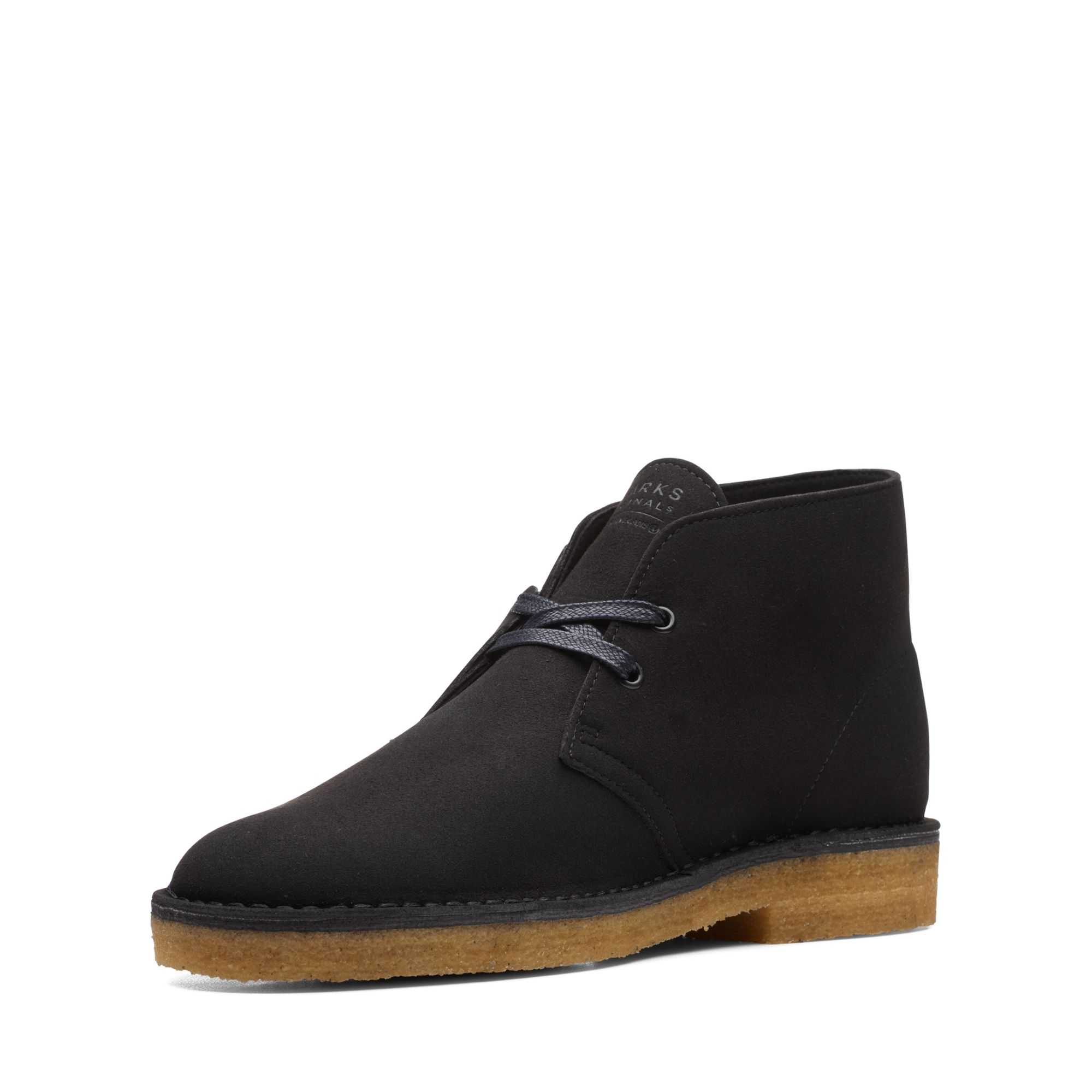 Boty Clarks Desert Boot Černé | 14WTDAHYS