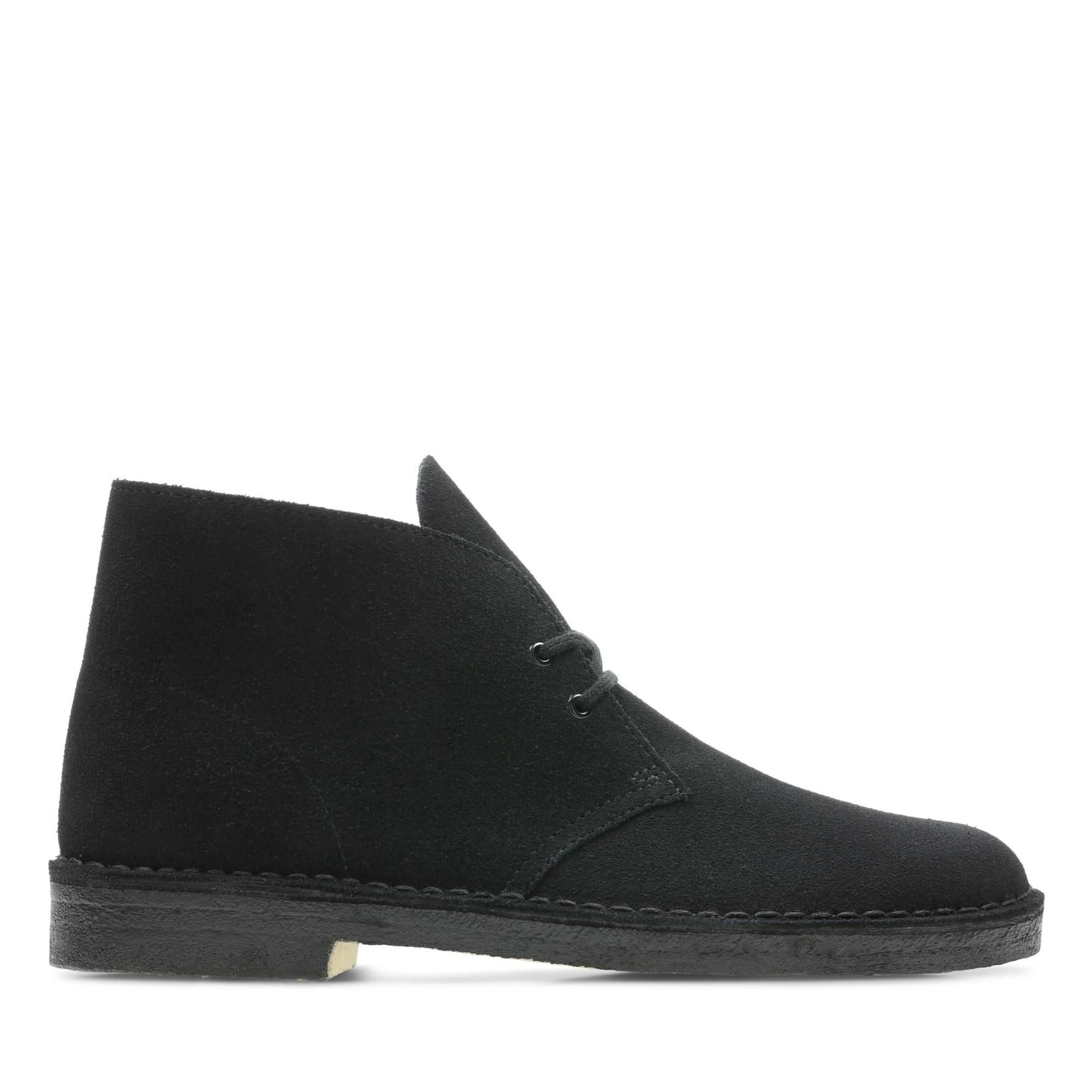 Boty Clarks Desert Boot Černé | 72YCQOXLD