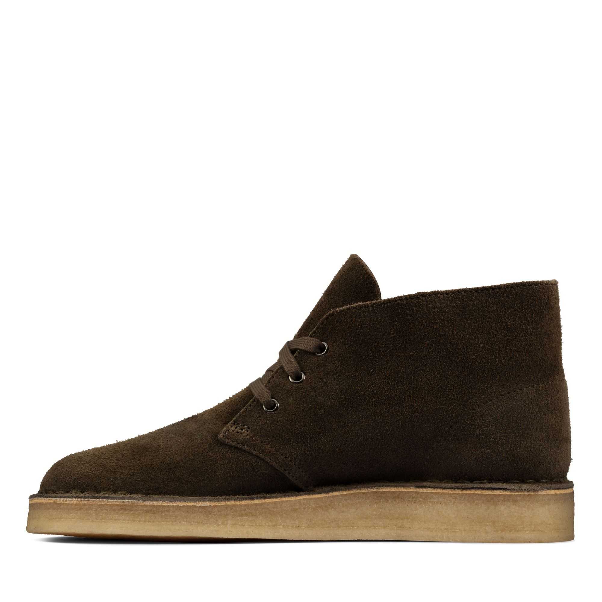 Boty Clarks Desert Coal Olivy Zelené | 02EMQUWBV