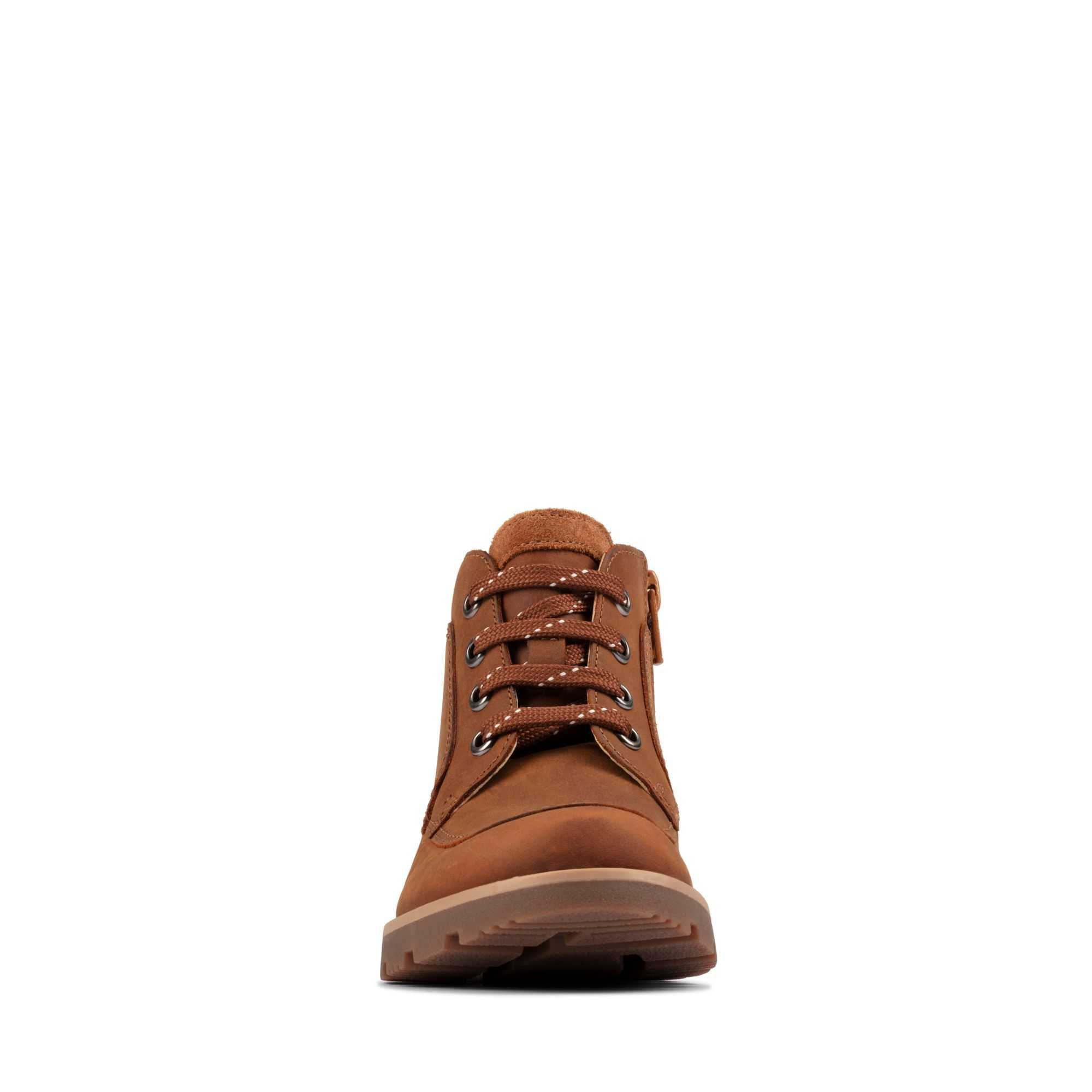 Boty Clarks Heath Krajkové Toddler Hnědé | 05CXUMGFA