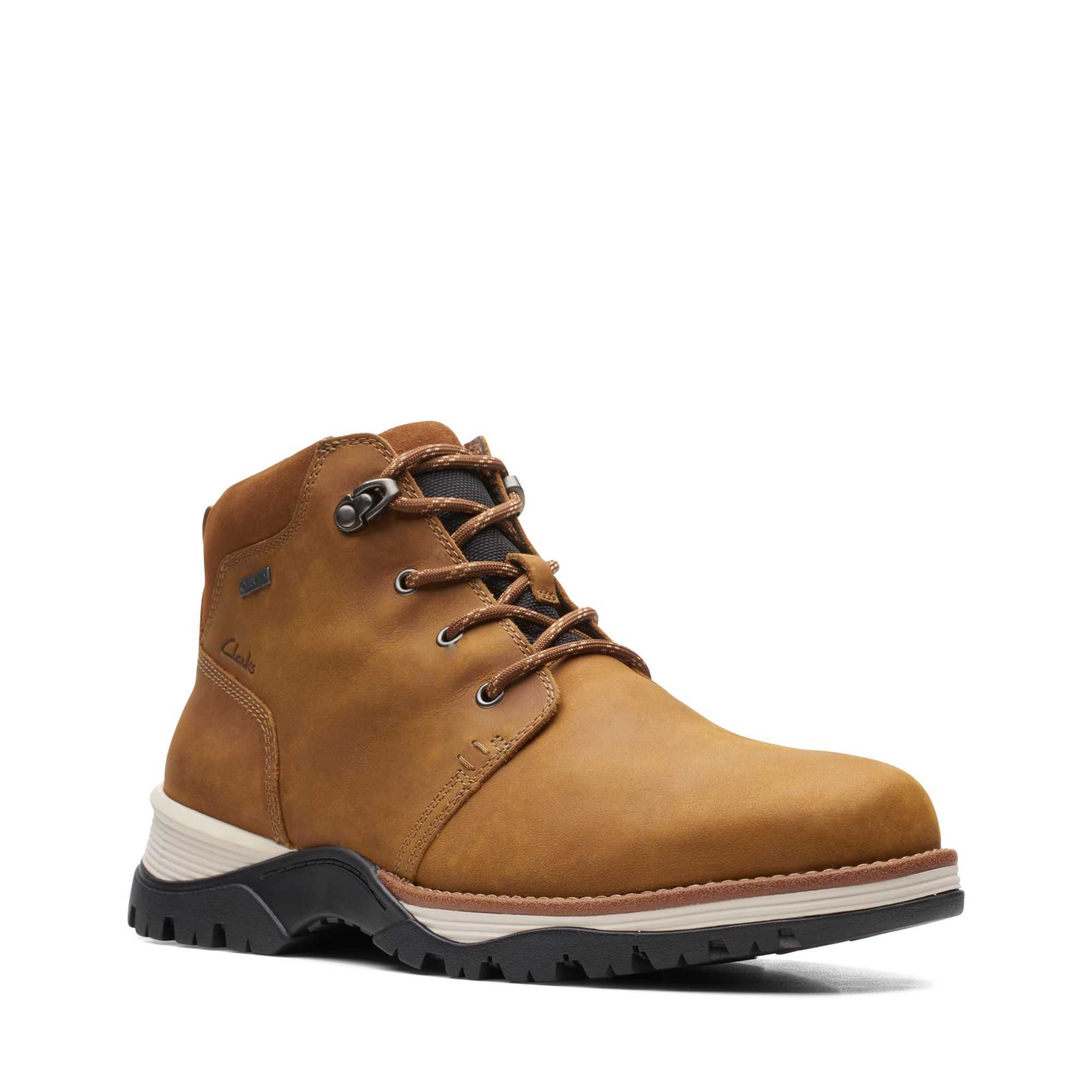 Boty Clarks Topton Mid GORE-TEX Hnědé | 21TUSZIRQ