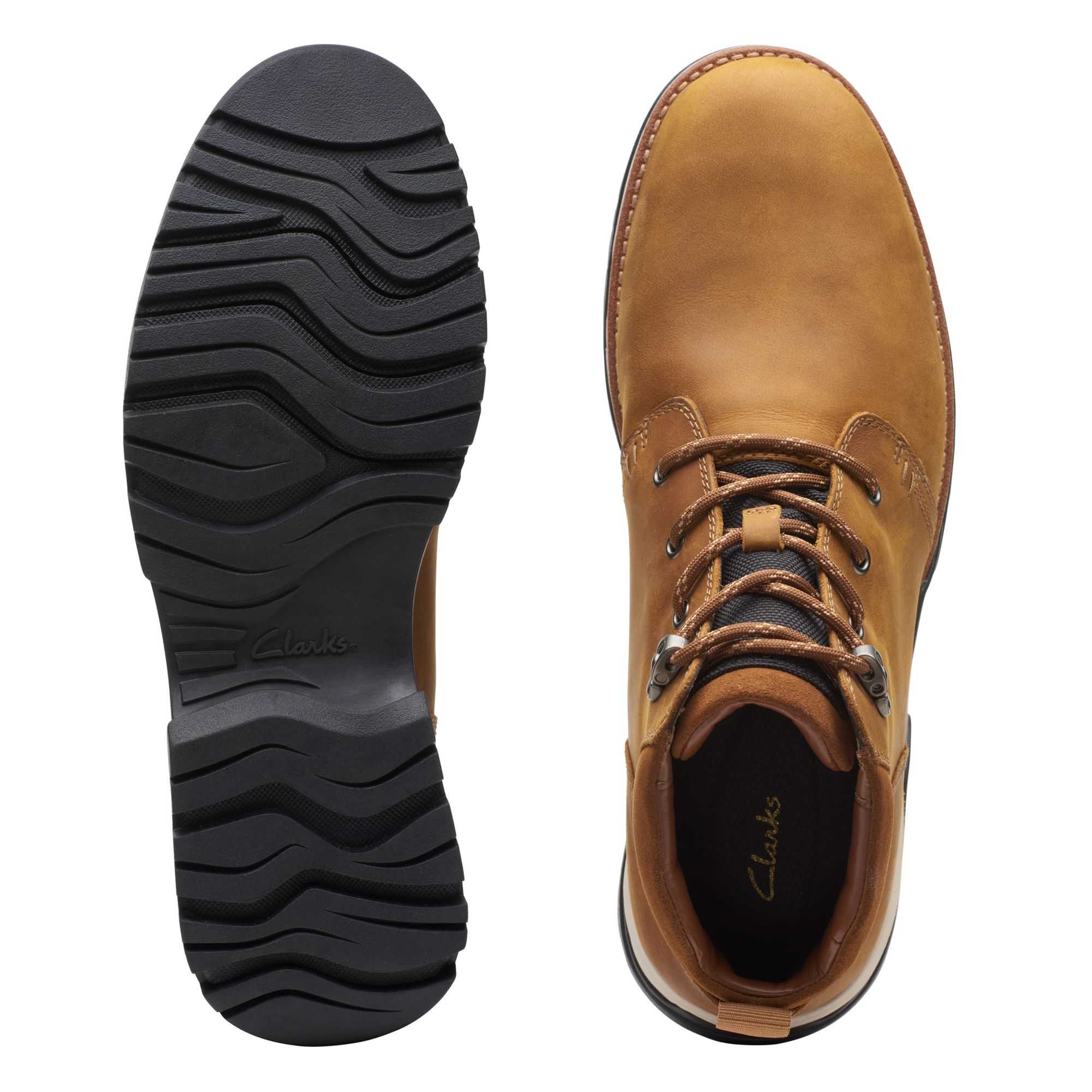 Boty Clarks Topton Mid GORE-TEX Hnědé | 21TUSZIRQ