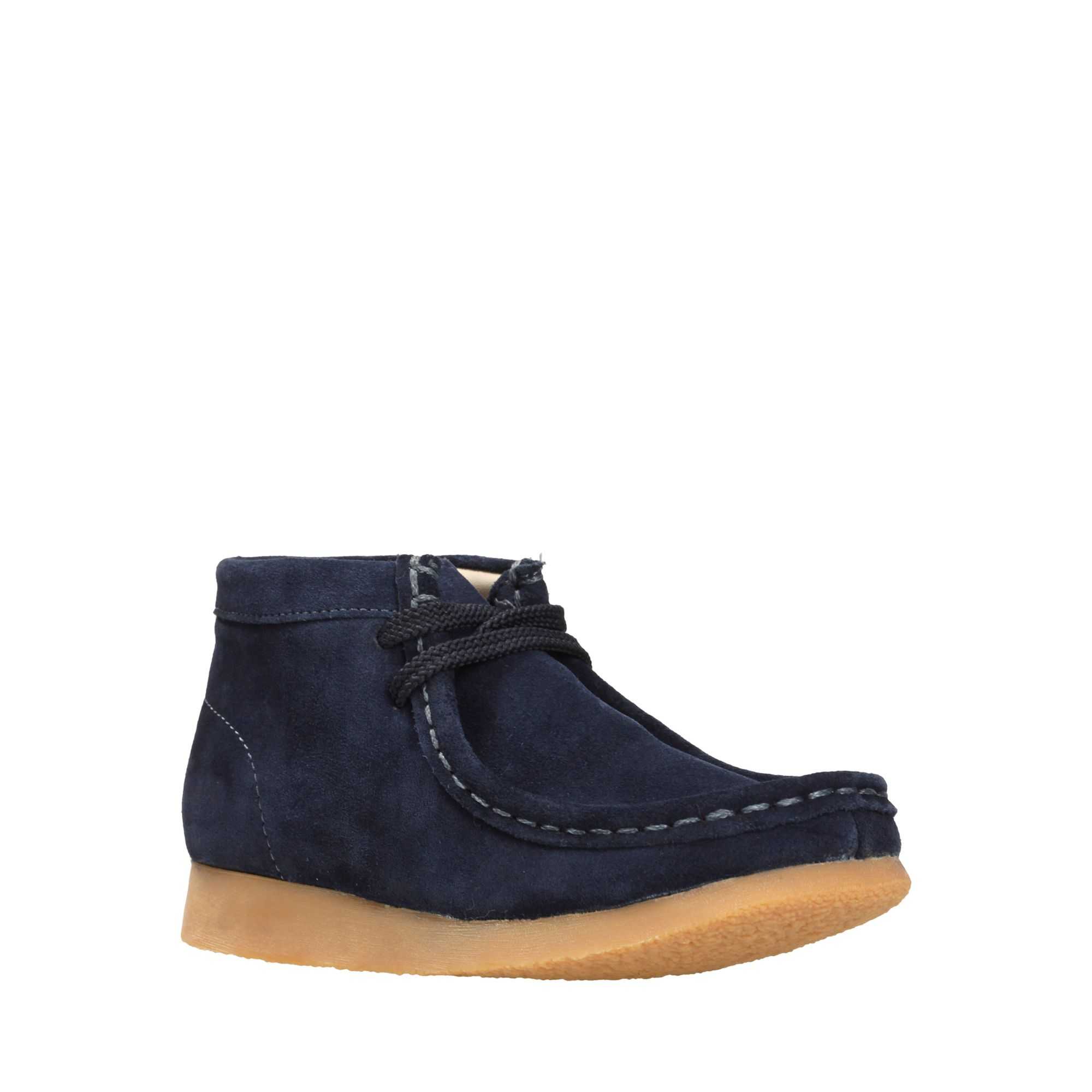 Boty Clarks Wallabee Boot Tmavě Blankyt | 74IZFPDEB