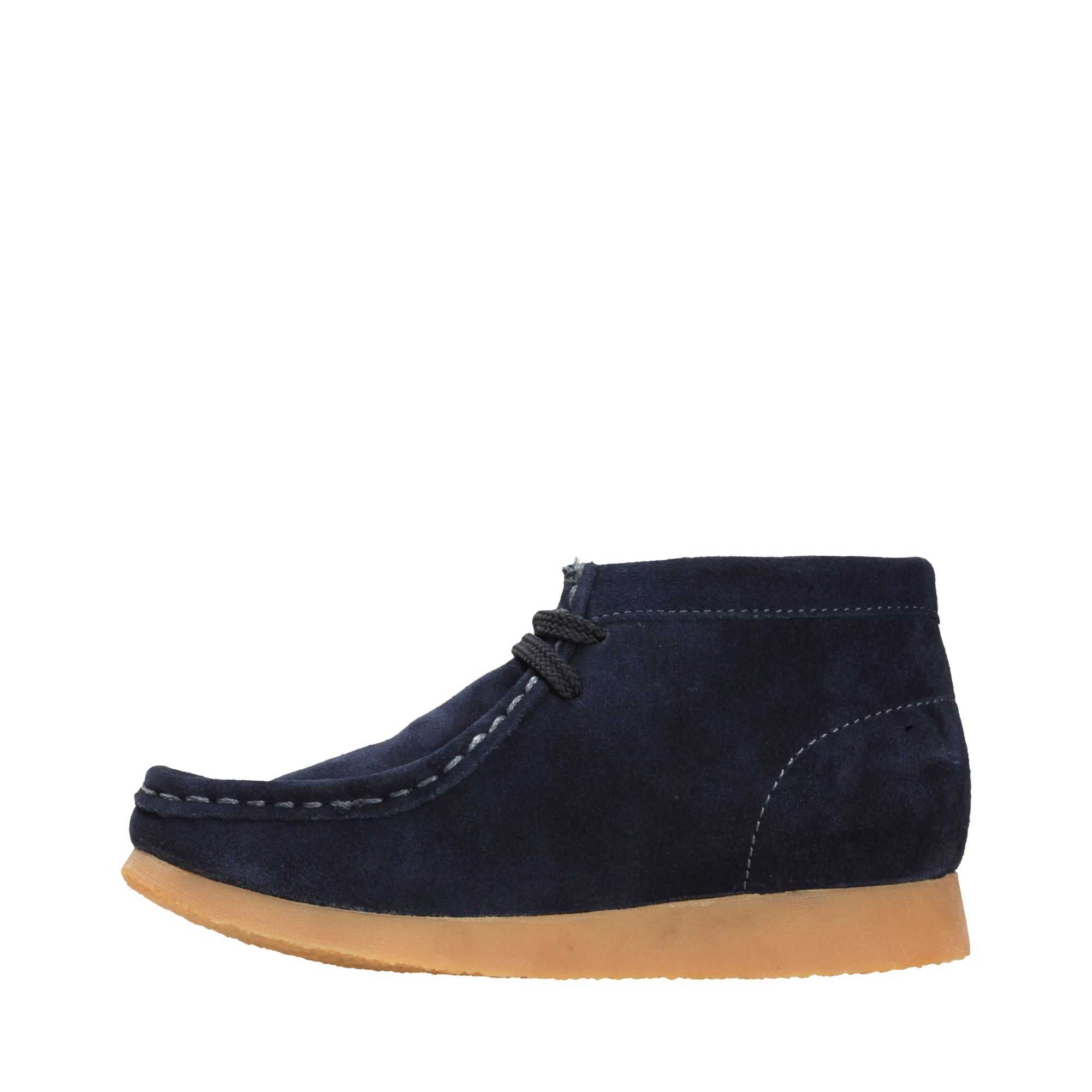 Boty Clarks Wallabee Boot Tmavě Blankyt | 74IZFPDEB