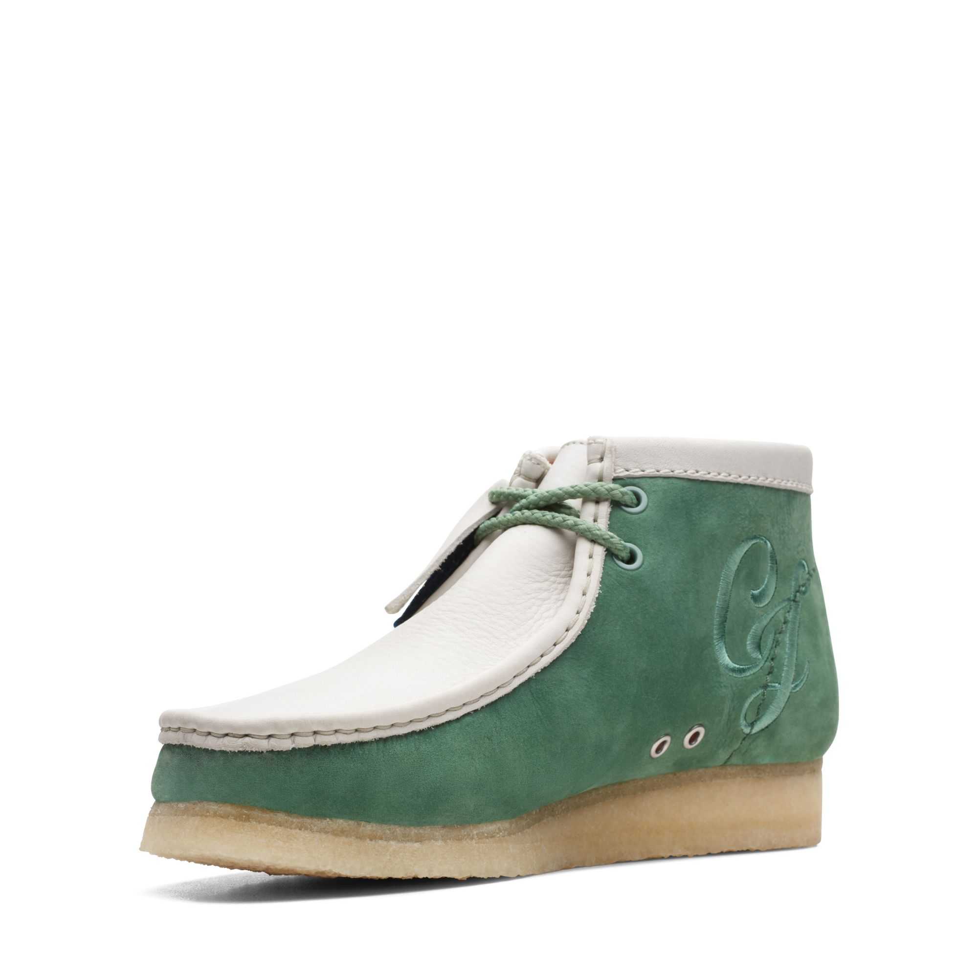 Boty Clarks Wallabee Boot VCY Zelene | 48OFNVRCQ