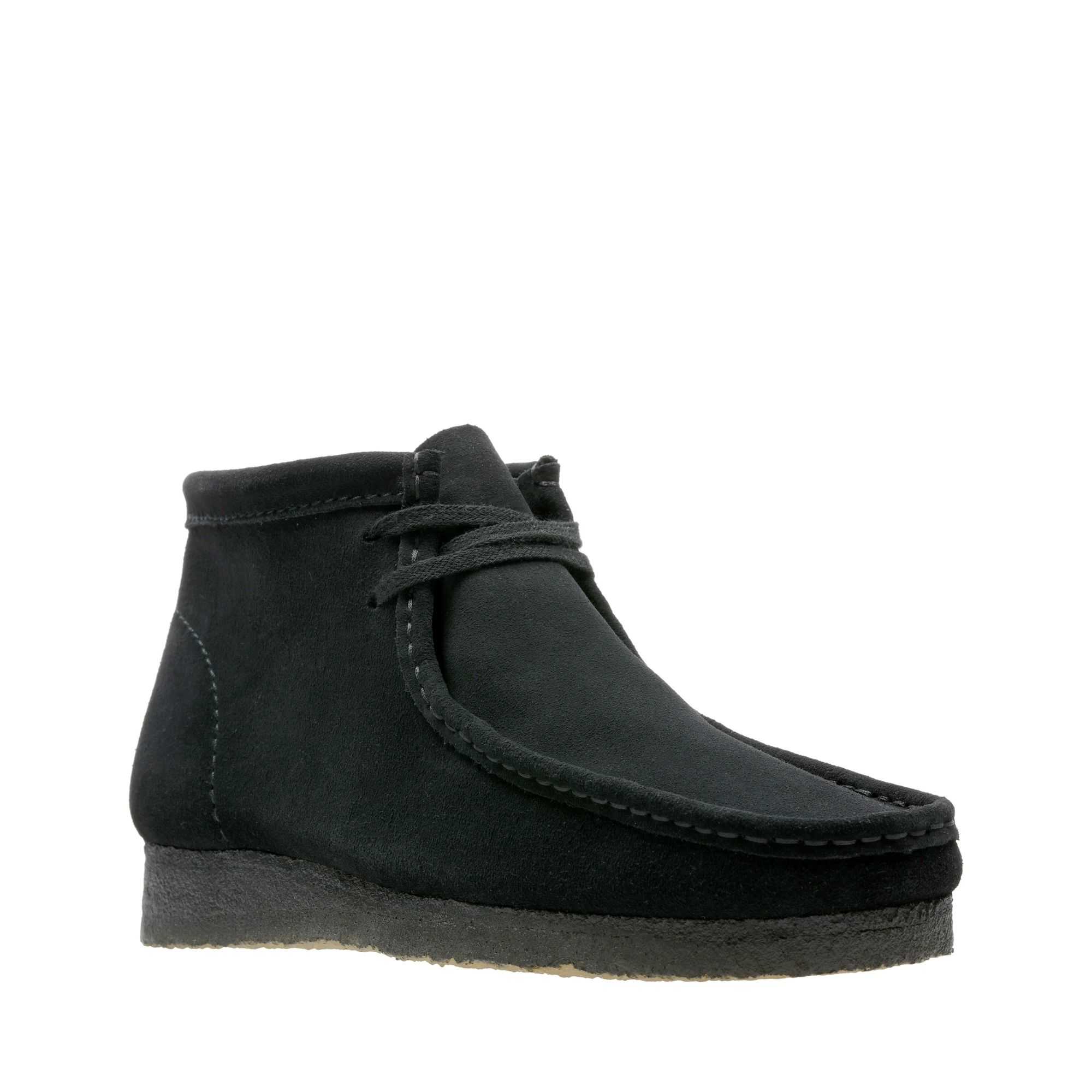 Boty Clarks Wallabee Boot Černé | 10EUCMVKL