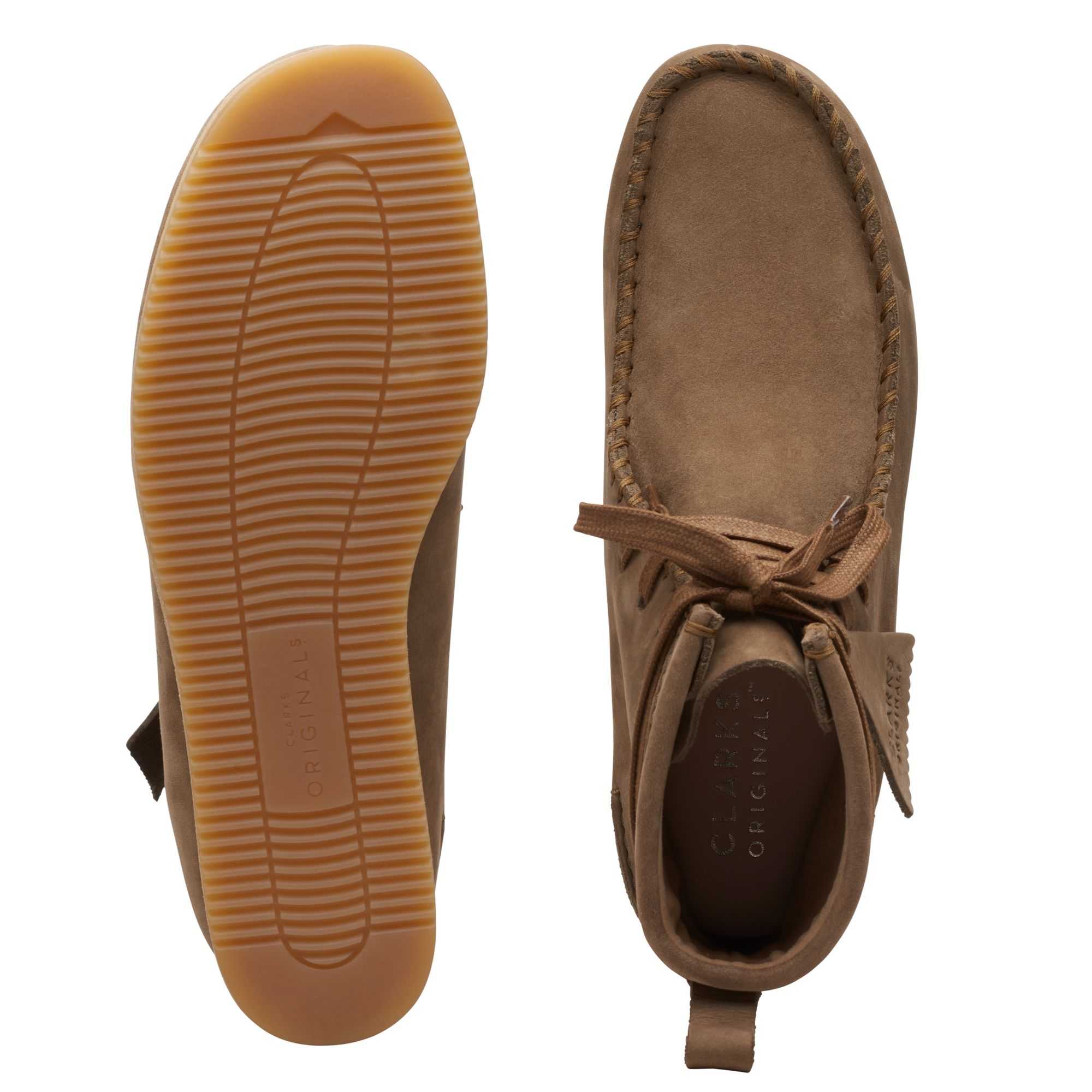 Boty Clarks Wallabee Craft Světle Hnědé | 05DQUBKSL