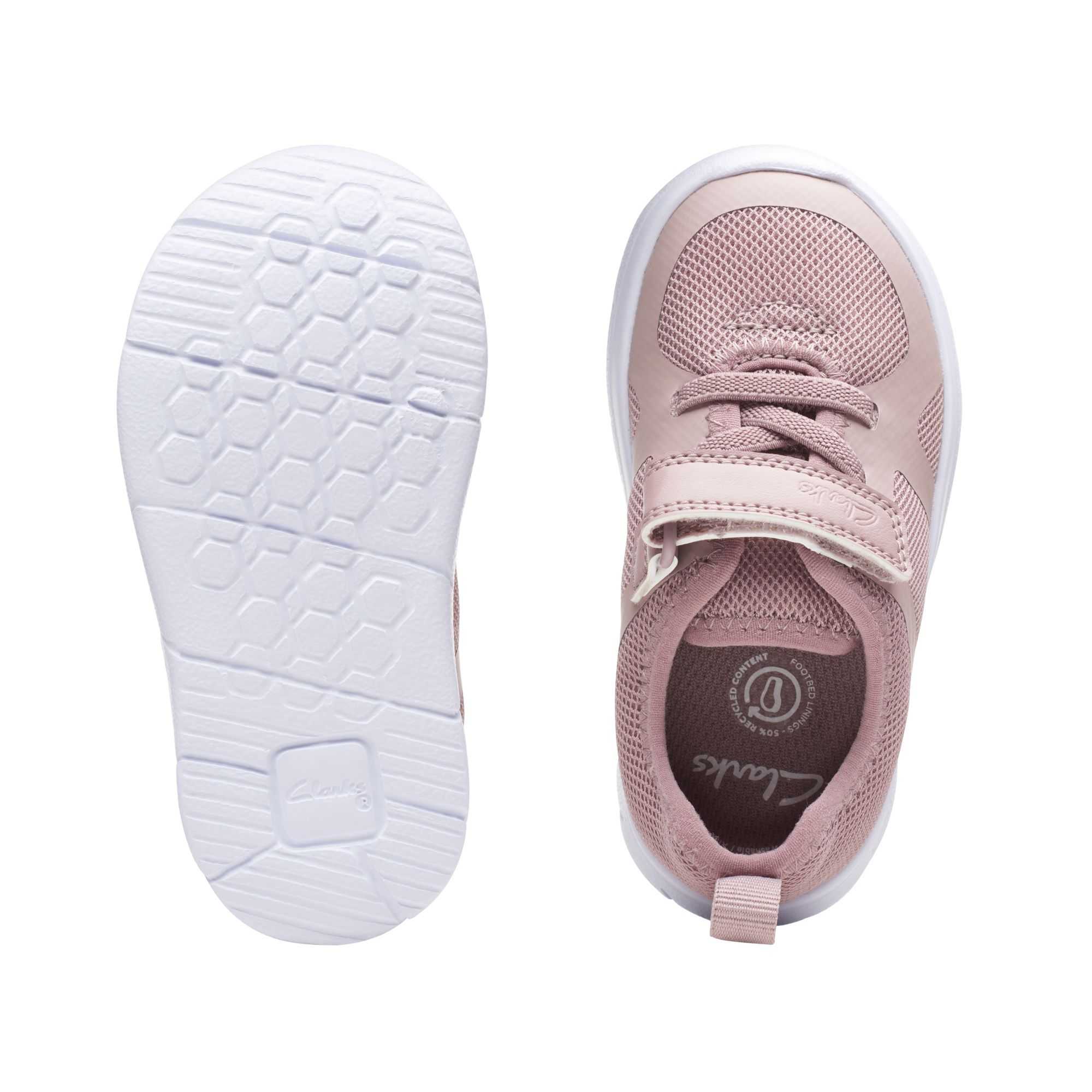 Obuv Clarks Ath Flux Toddler Růžové | 10ZRHGDLC