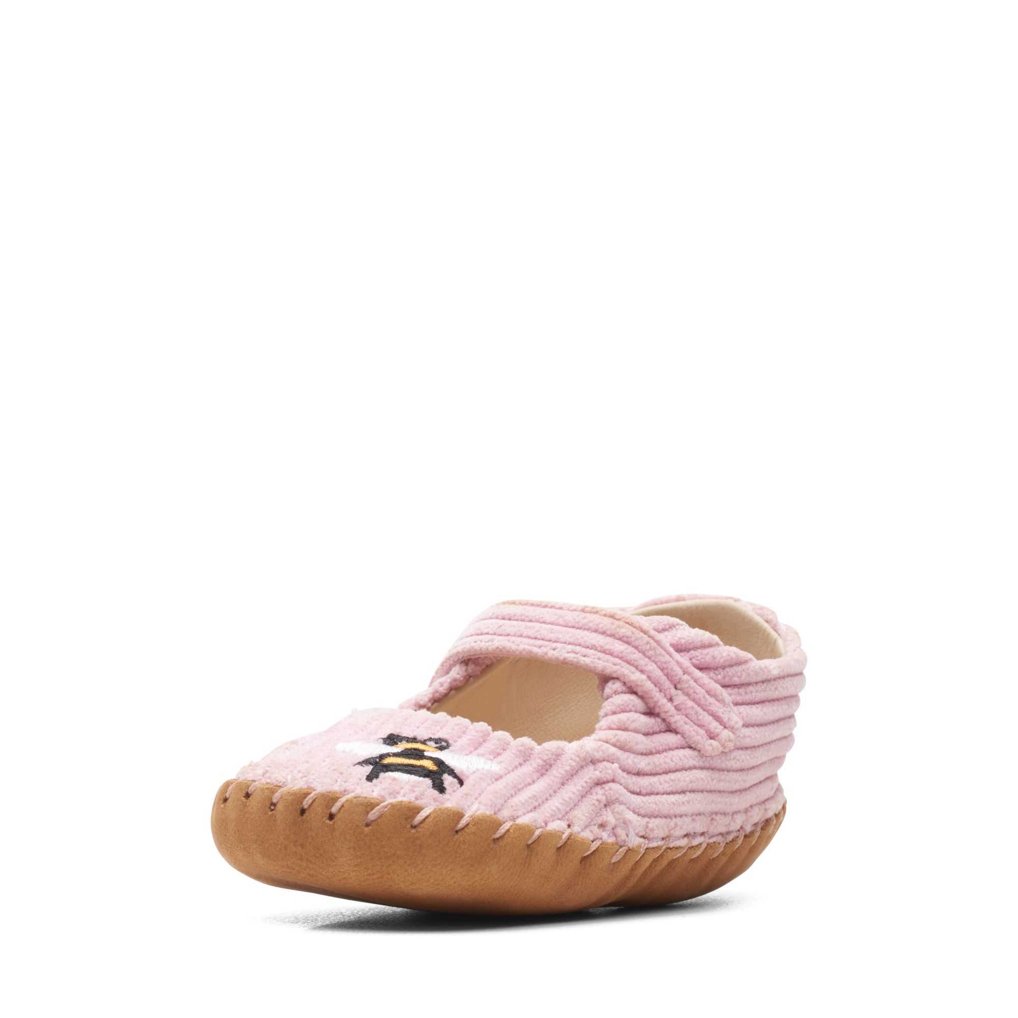 Obuv Clarks Baby Halo Large Růžové | 09WDCUOLE