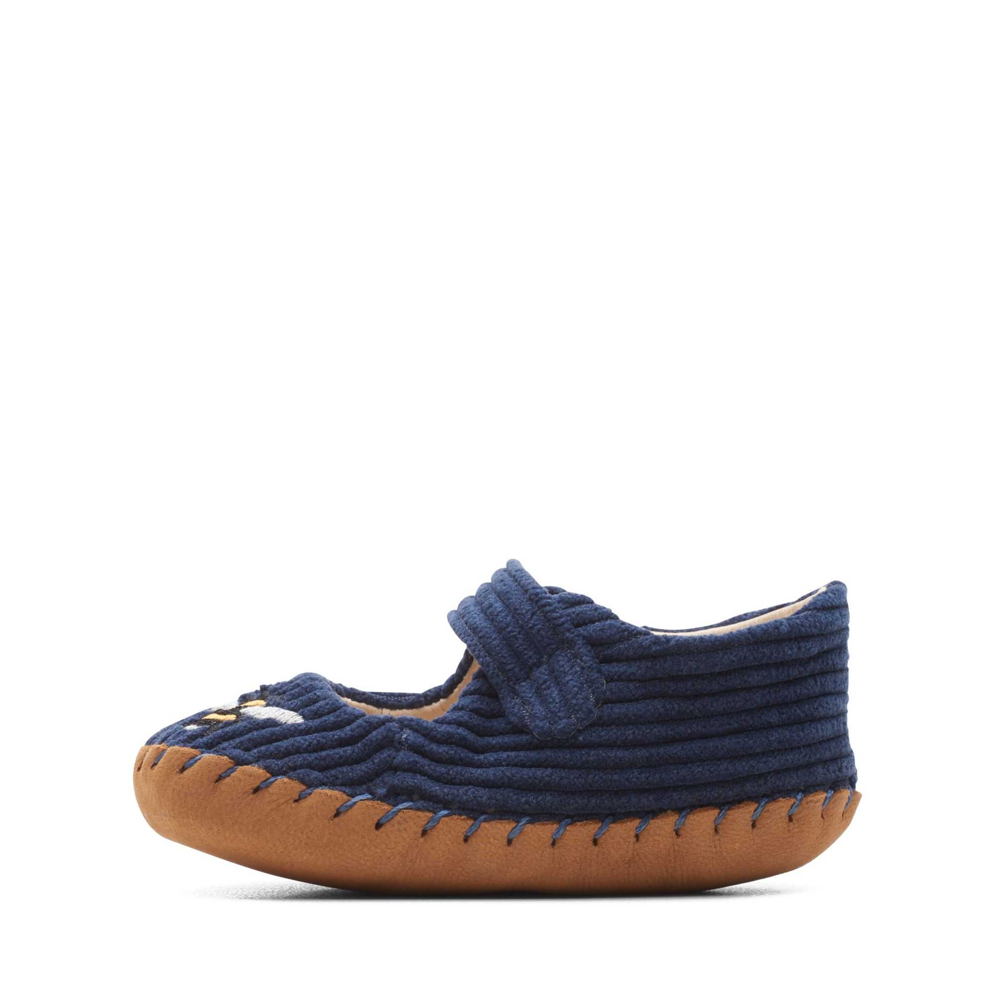 Obuv Clarks Baby Halo Large Tmavě Blankyt | 69WNYTFBH