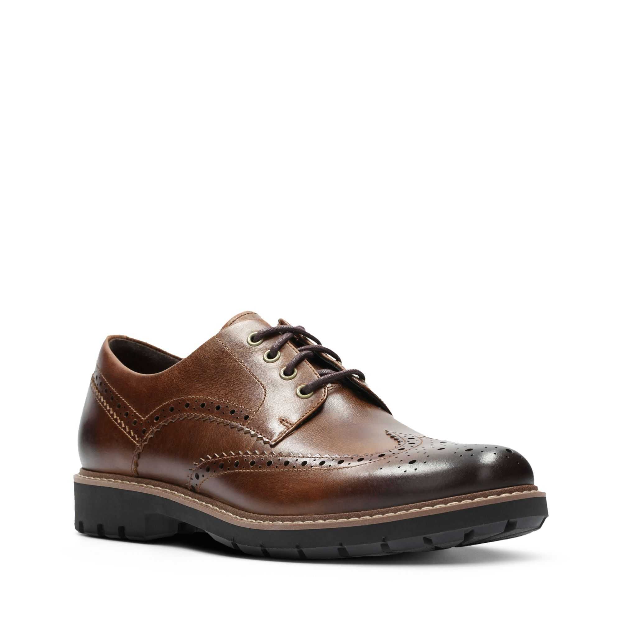 Obuv Clarks Batcombe Wing Tmavě Hnědé | 95WATKMXP