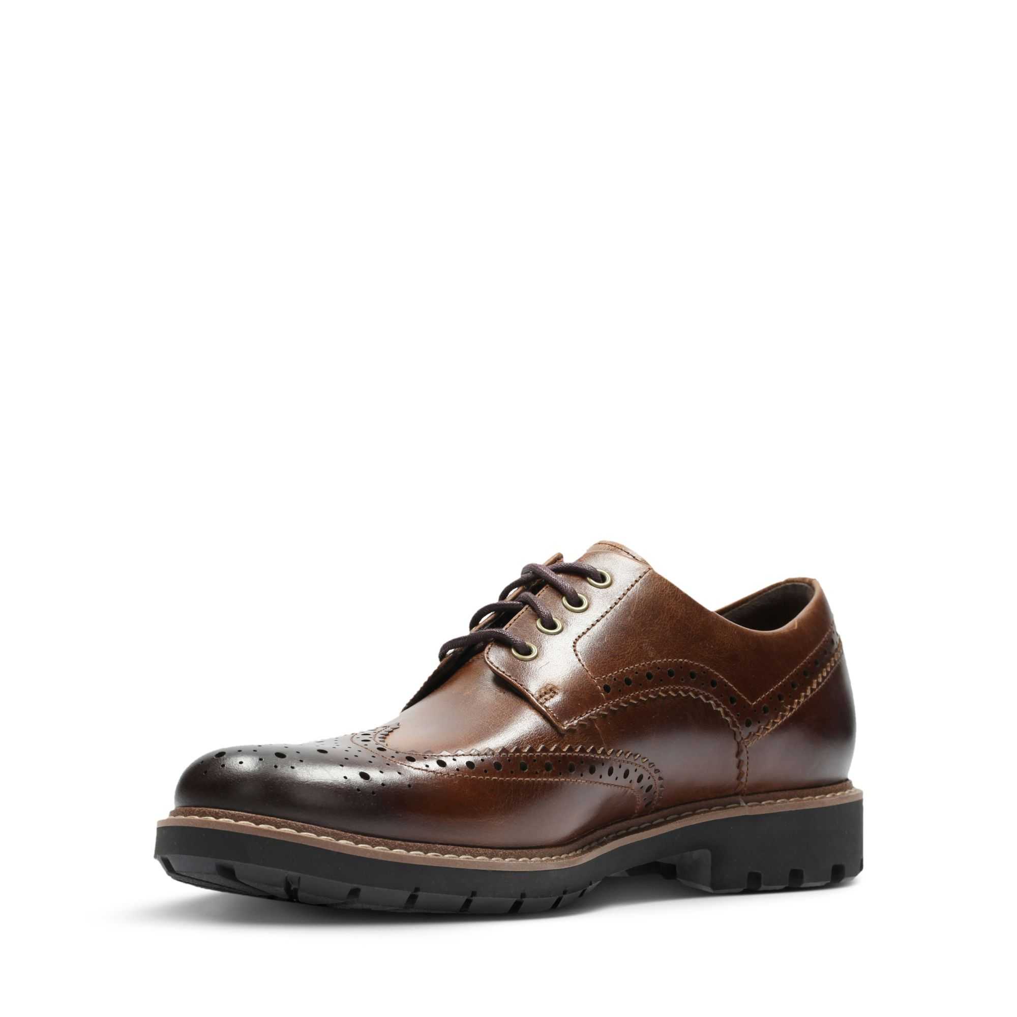 Obuv Clarks Batcombe Wing Tmavě Hnědé | 95WATKMXP