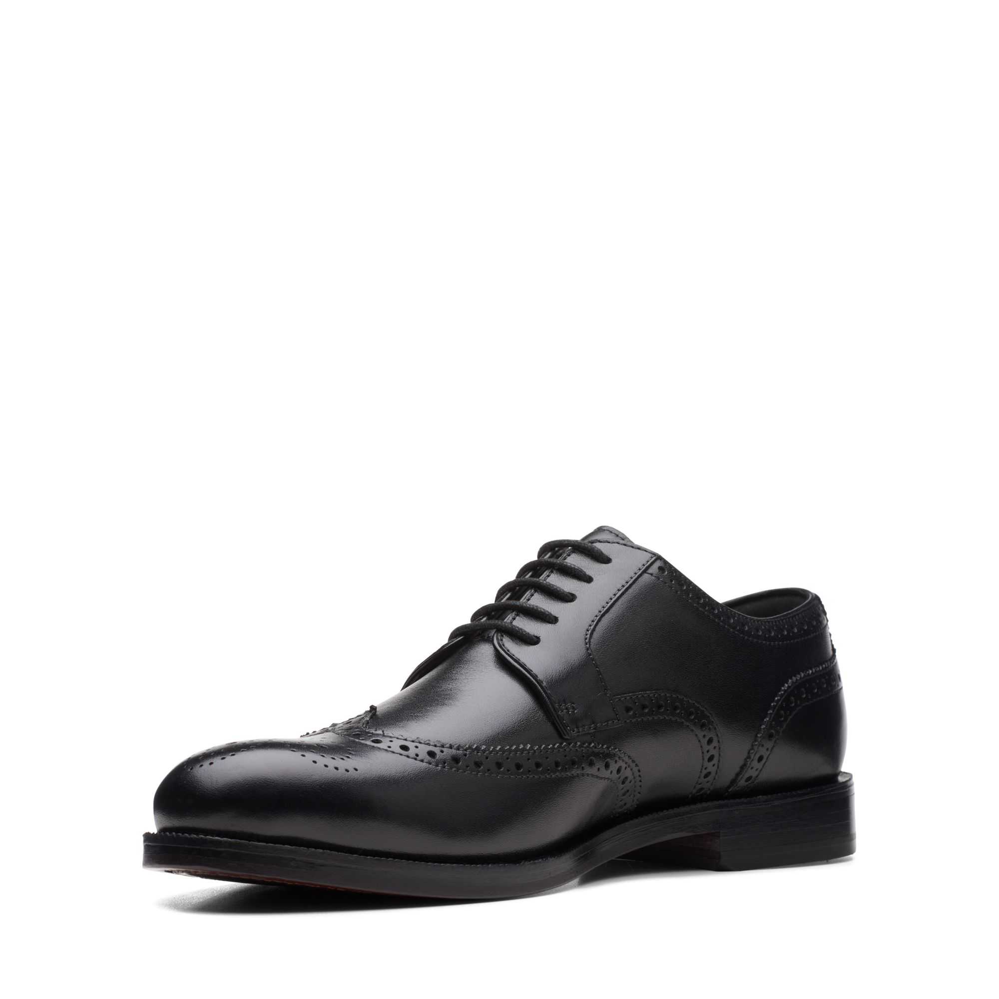 Obuv Clarks Craftdean Wing Černé | 12OLFPSIH