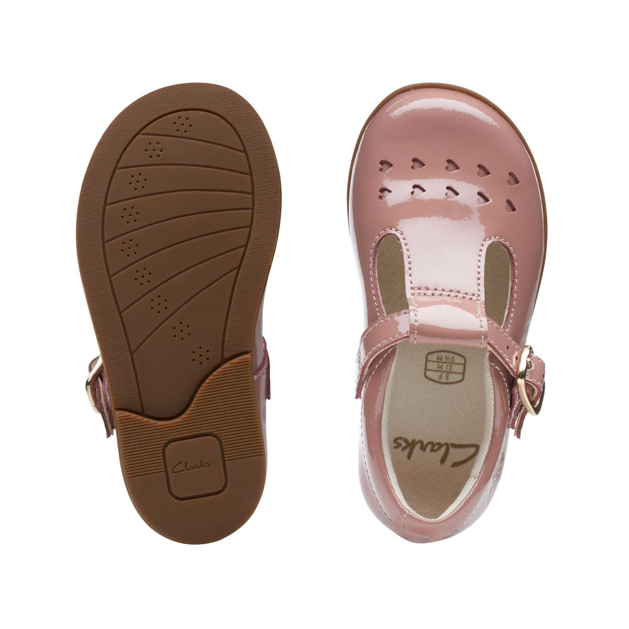 Obuv Clarks Drew Play Toddler Růžové | 86JDHZTAN