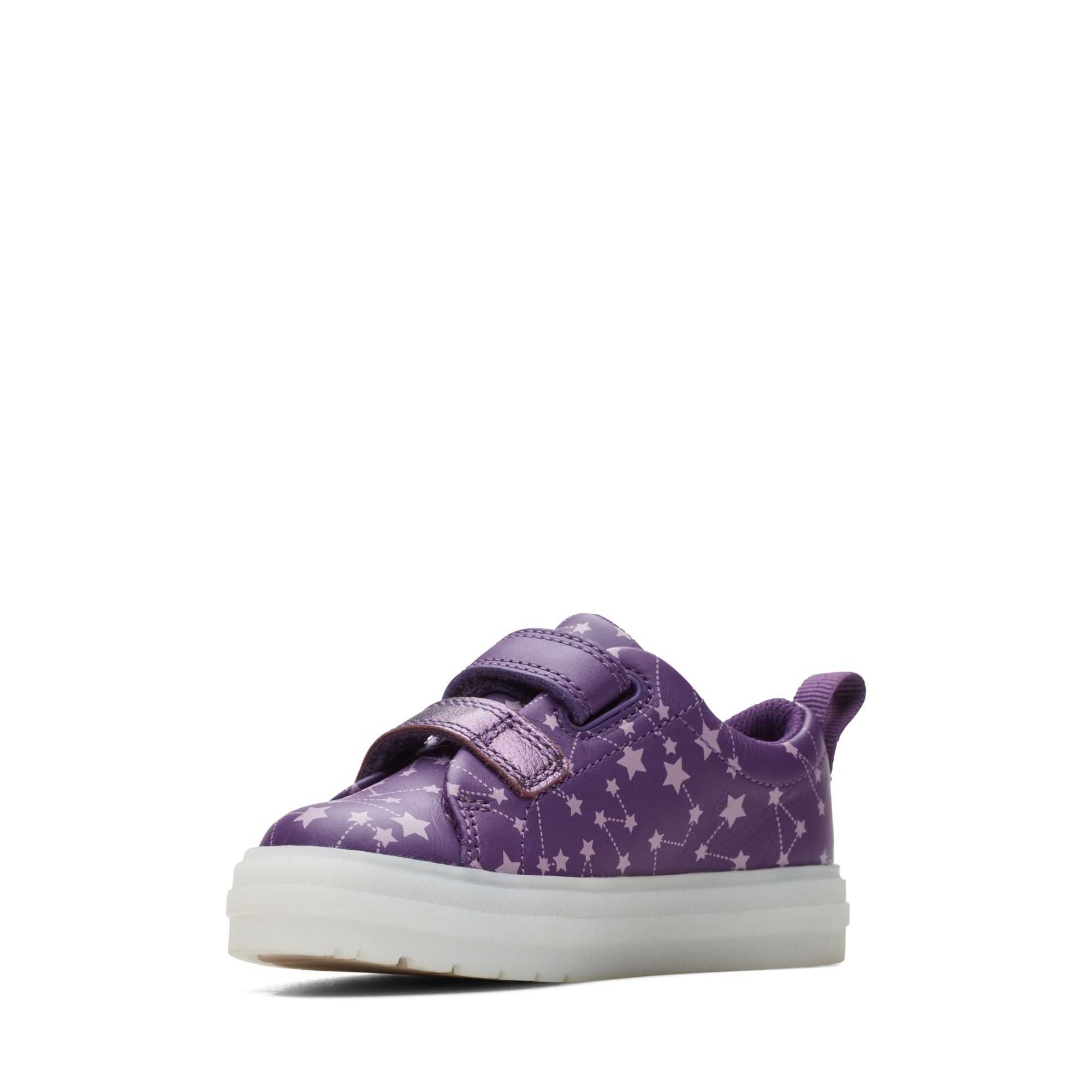 Obuv Clarks Flare Fly Toddler Fialové | 56BXDIAGN