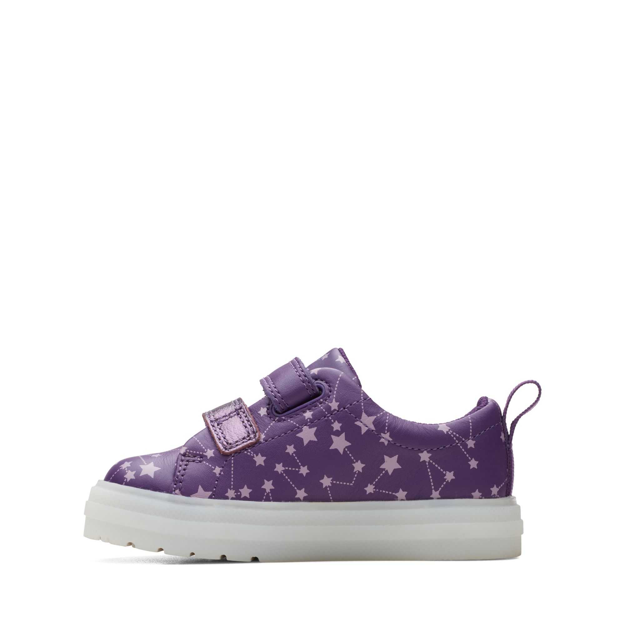 Obuv Clarks Flare Fly Toddler Fialové | 56BXDIAGN