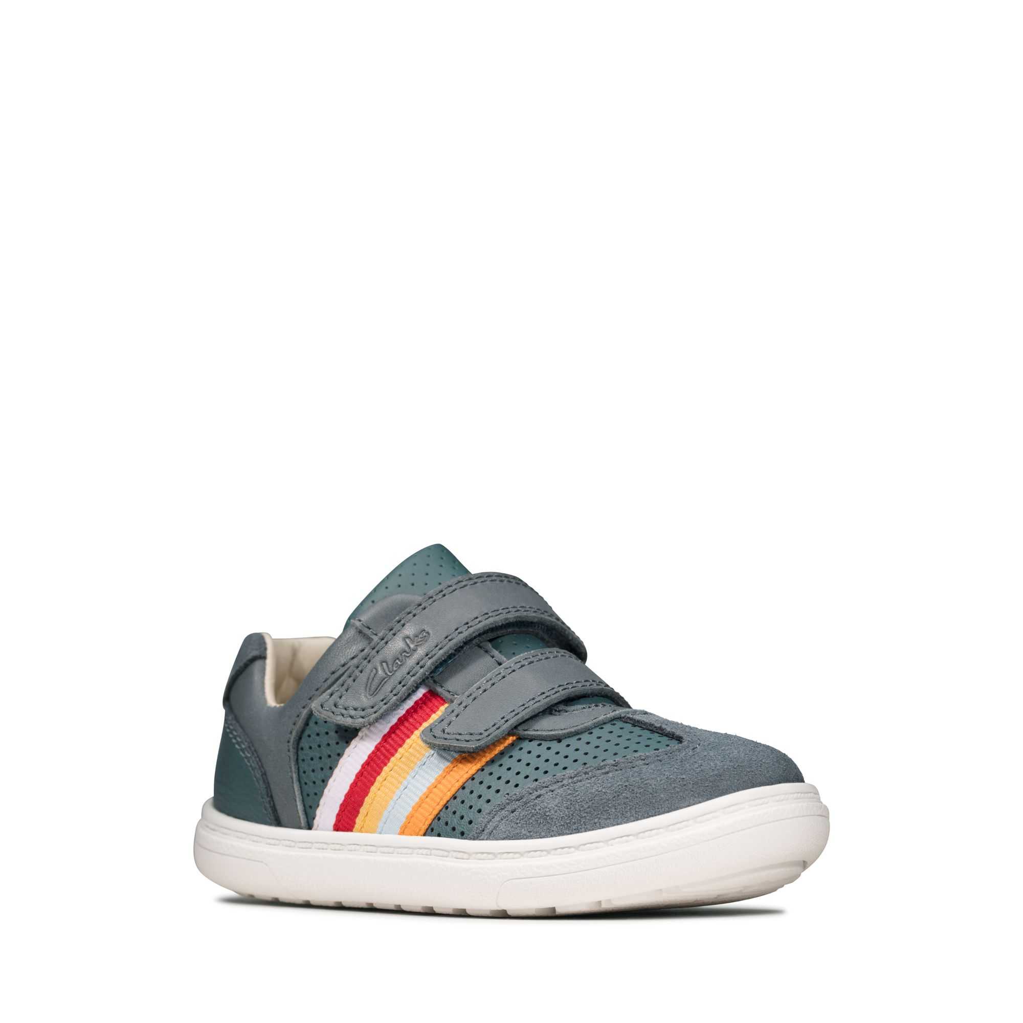 Obuv Clarks Flash Beau Toddler Tmavě Blankyt | 92NMYPVZR