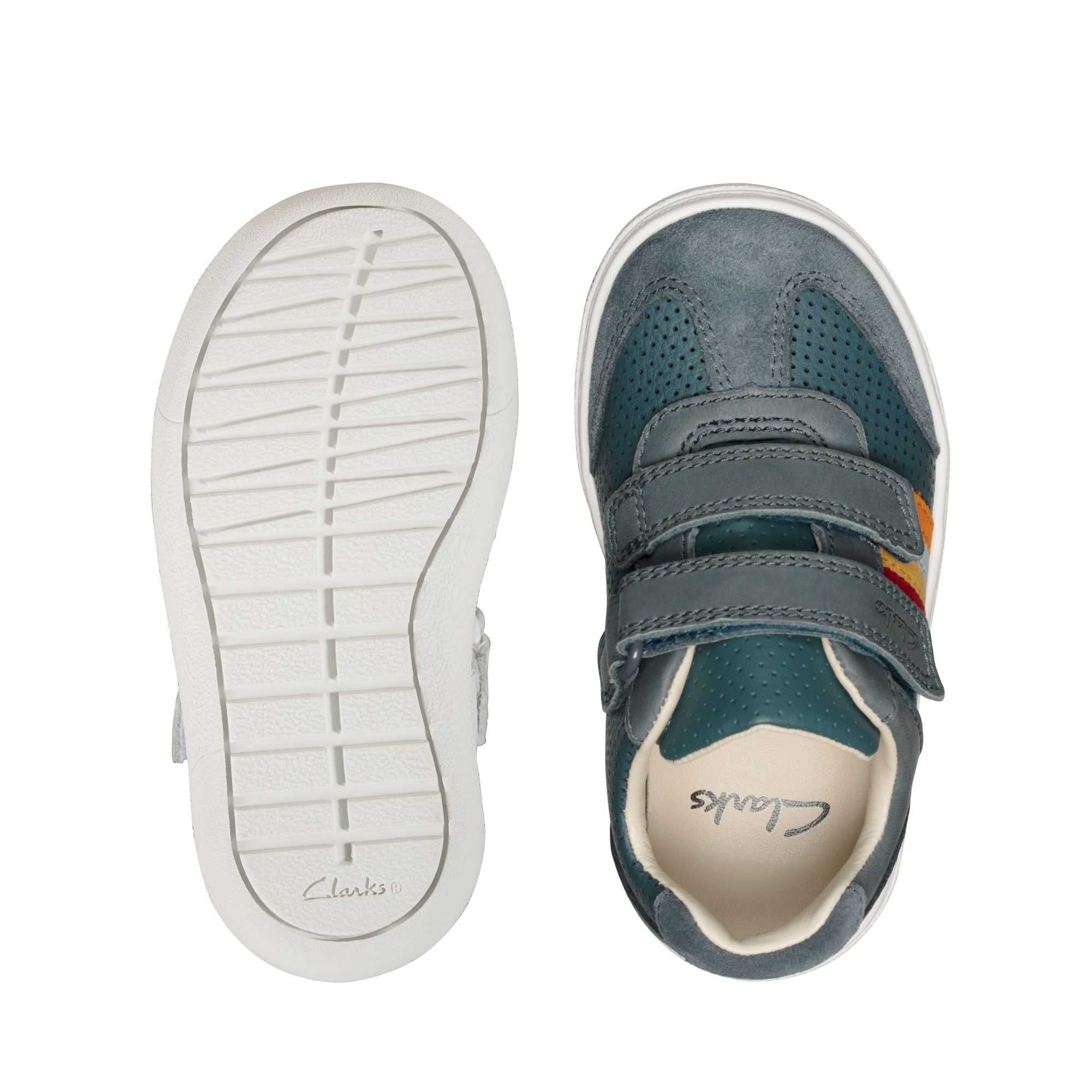 Obuv Clarks Flash Beau Toddler Tmavě Blankyt | 92NMYPVZR