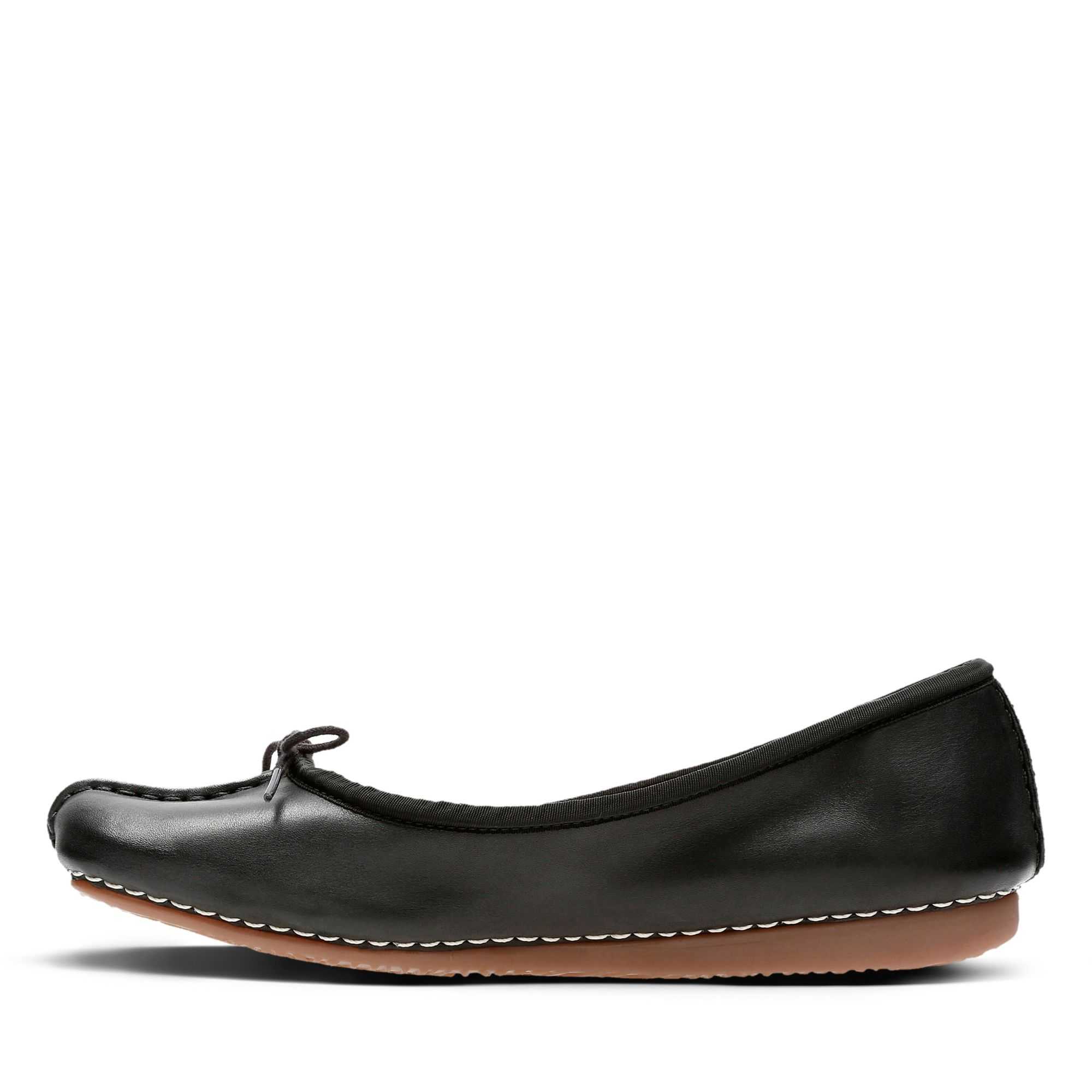 Obuv Clarks Freckle Ice Černé | 36ZWNKMQH