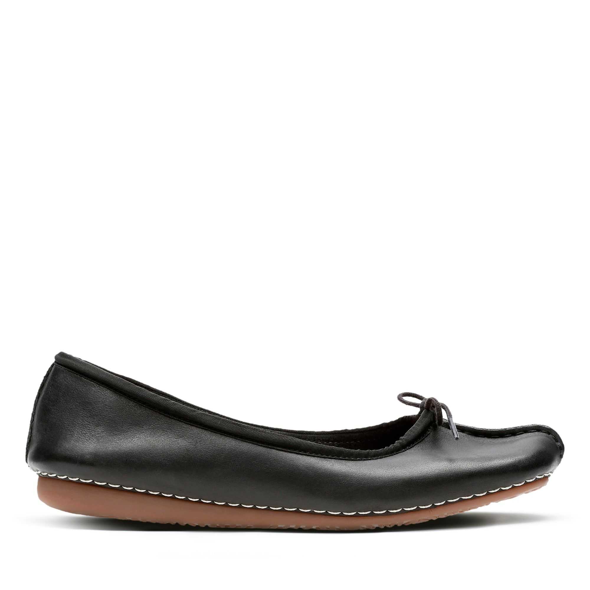 Obuv Clarks Freckle Ice Černé | 36ZWNKMQH